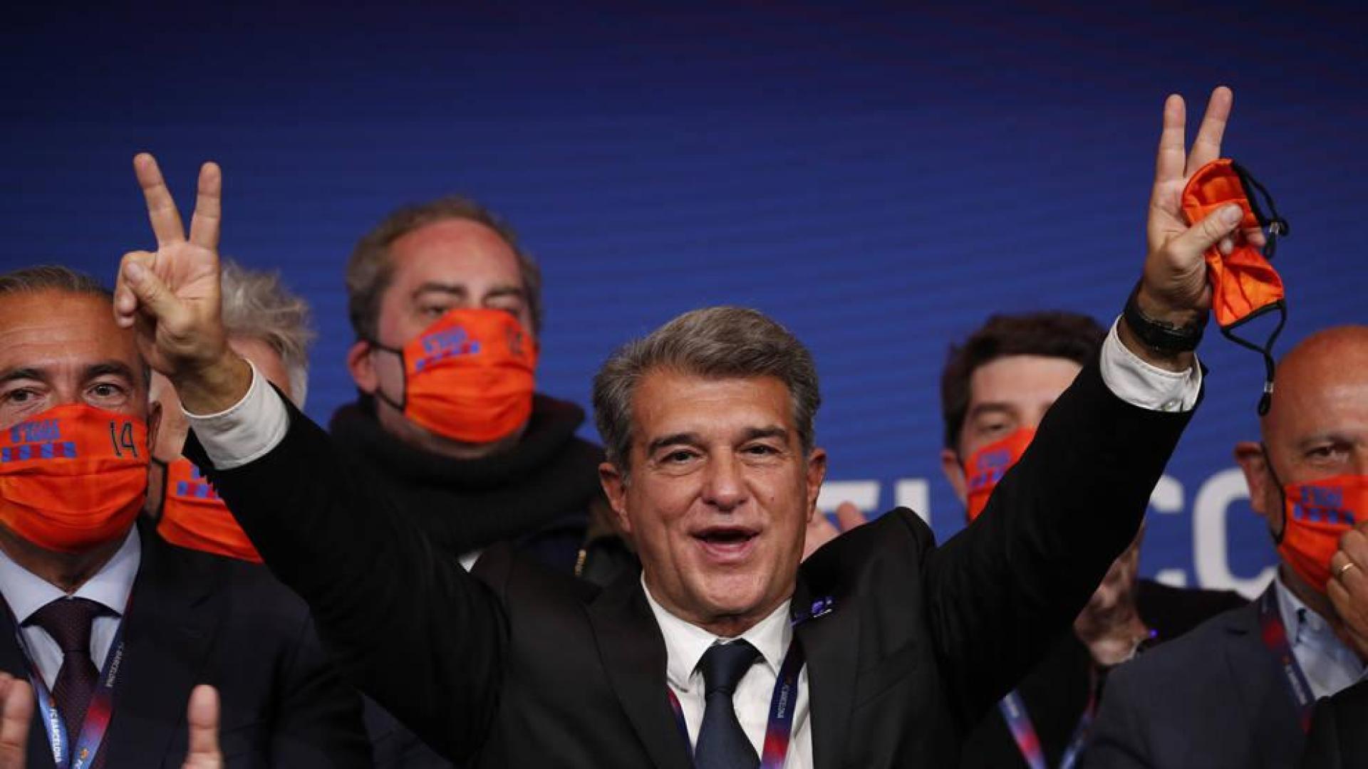 Laporta gana por goleada y se hace con la presidencia del Barça por segunda vez