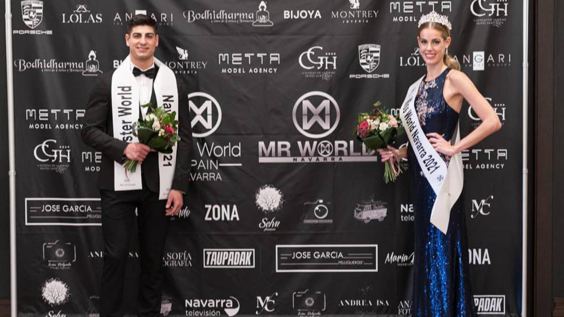 Laura Etayo y Sergio Martinez, elegidos Miss & Mr World Navarra 2021