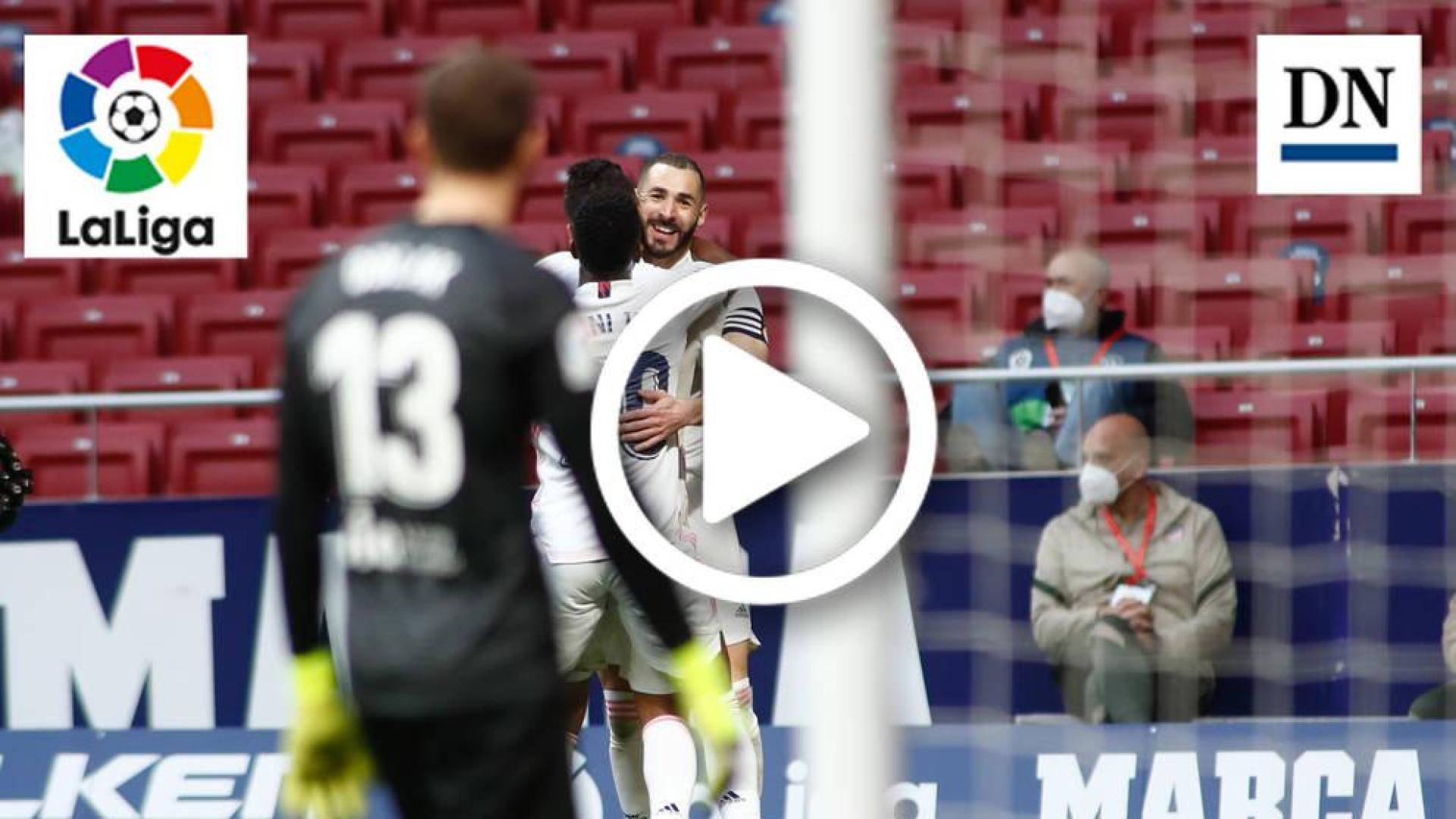 Resumen del Atlético 1-1 Real Madrid en vídeo