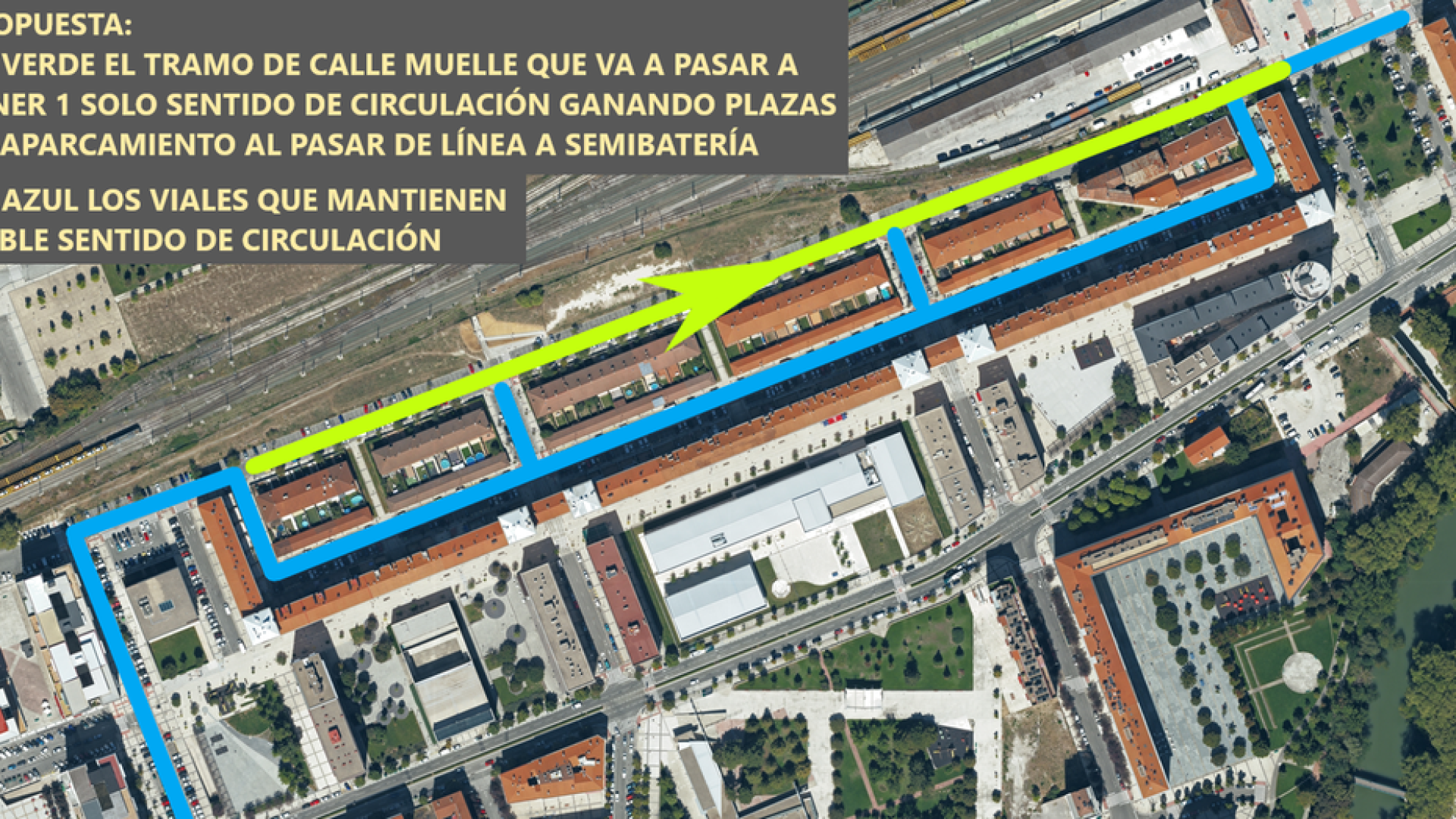 La calle del Muelle en San Jorge se convertirá en vía de un único sentido