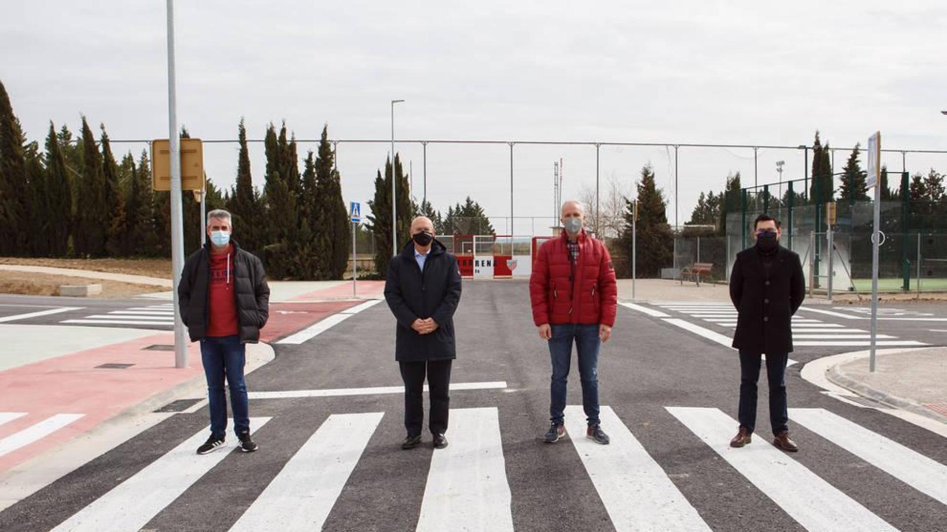Concluye la urbanización de los accesos al campo de fútbol