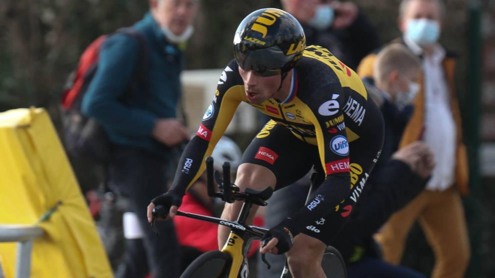 Lección magistral de Roglic para vestirse de amarillo en la París-Niza