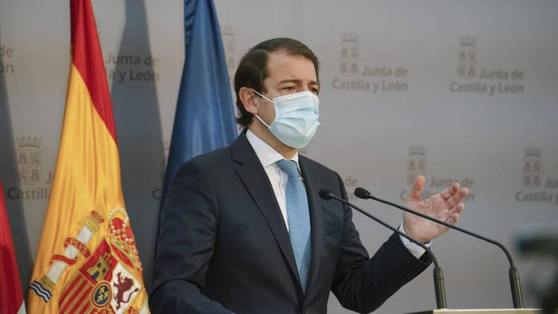 El presidente de la Junta de Castilla y León, Alfonso Fernández Mañueco.