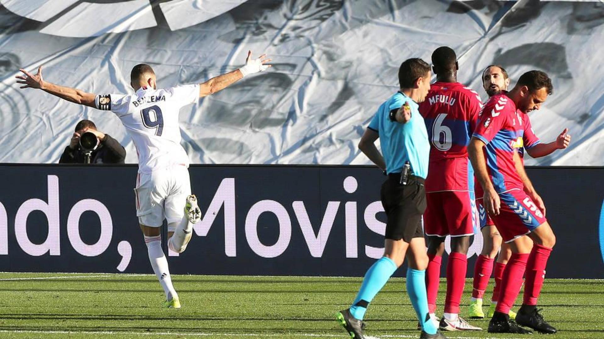 Benzema sale al rescate del Real Madrid