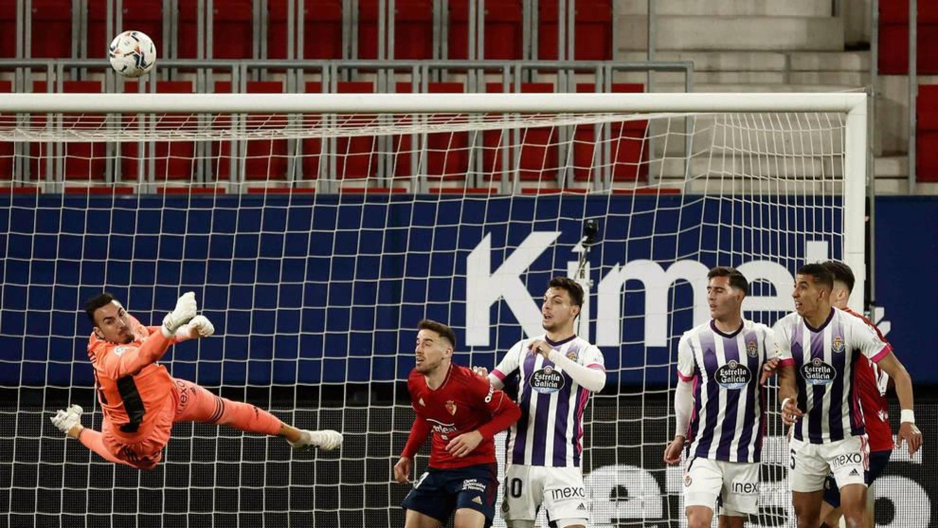 Osasuna y Valladolid se reparten los puntos para seguir en la lucha por la permanencia