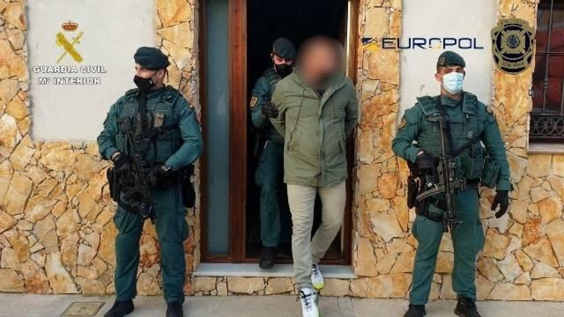 Uno de los detenidos en la operación 'Soterrado'.