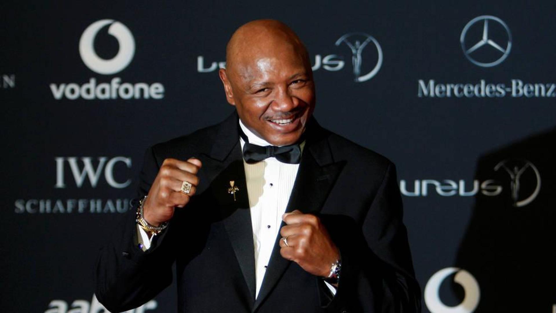 El exboxeador Marvin Hagler, en la entrega de los Premios Laureus en Abu Dabi en 2011.