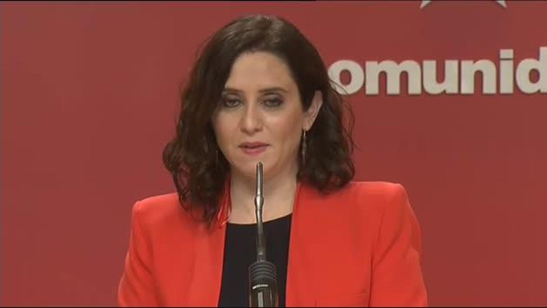 Ayuso: "España me debe una, que hemos sacado a Pablo Iglesias de la Moncloa"