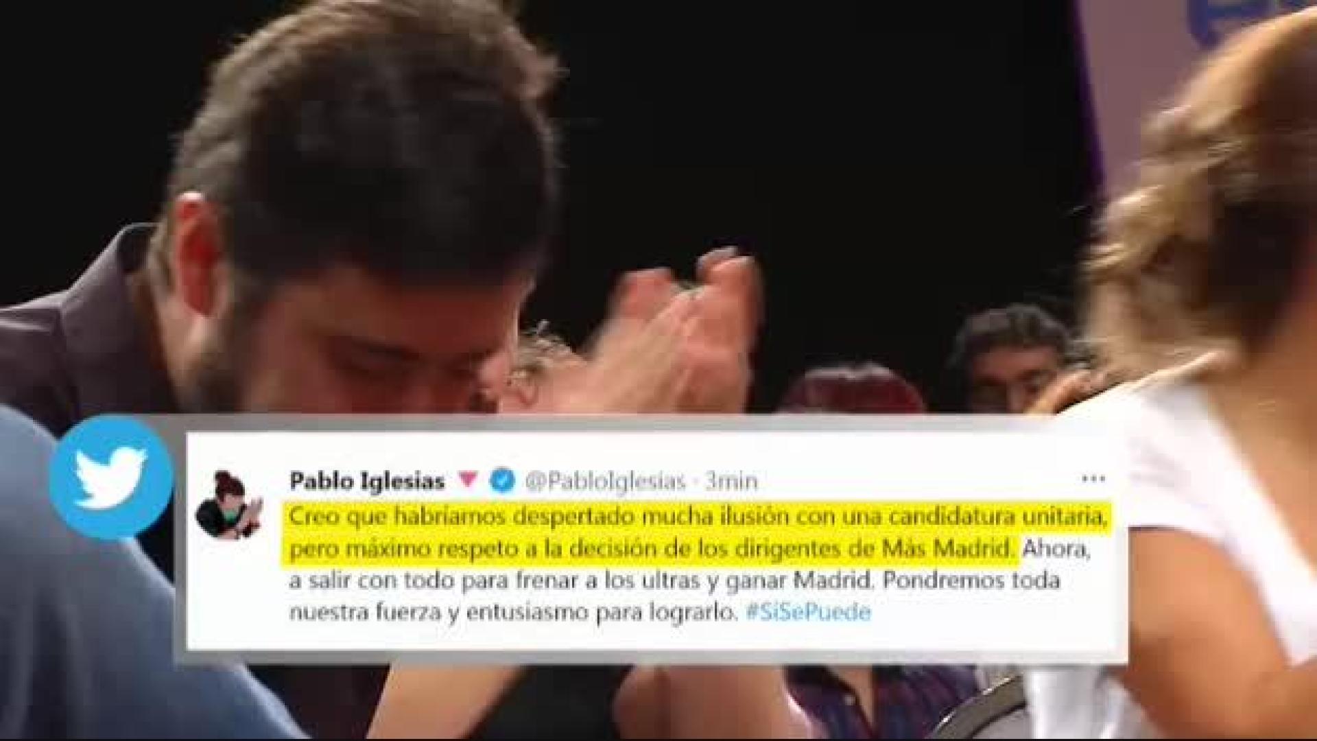 Iglesias recibe el no de Errejón
