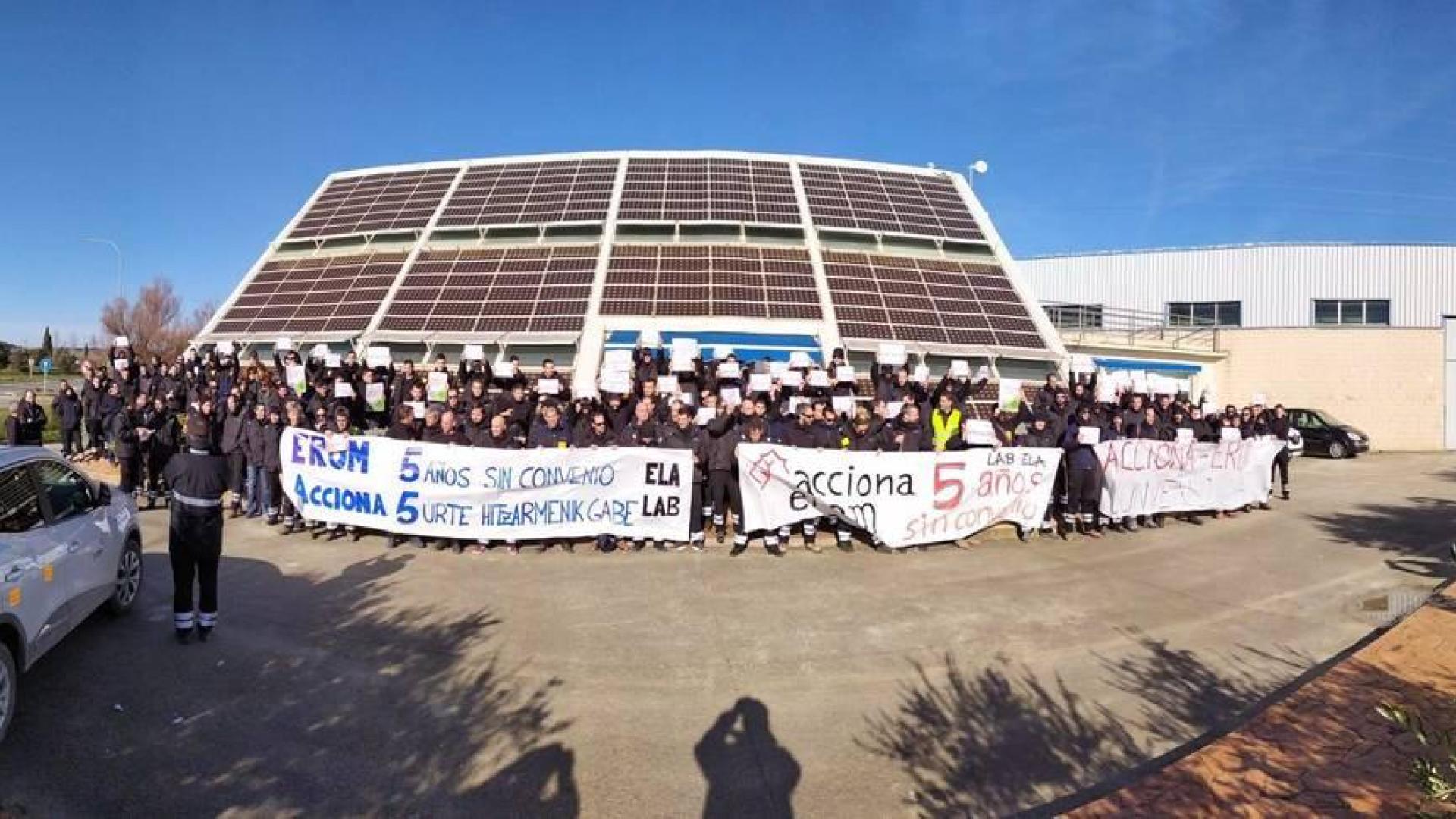 El comité de Erom-Acciona convoca tres días de paros