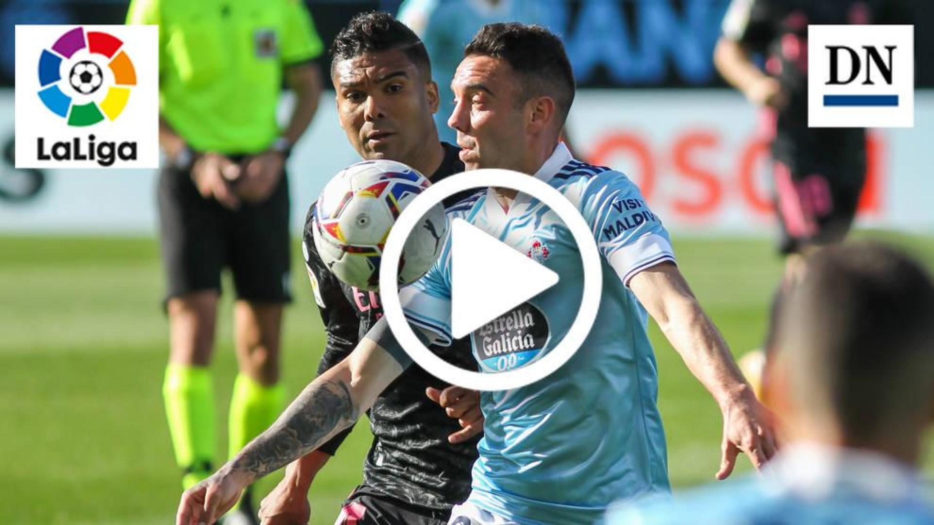 Resumen del Celta 1-3 Real Madrid en vídeo
