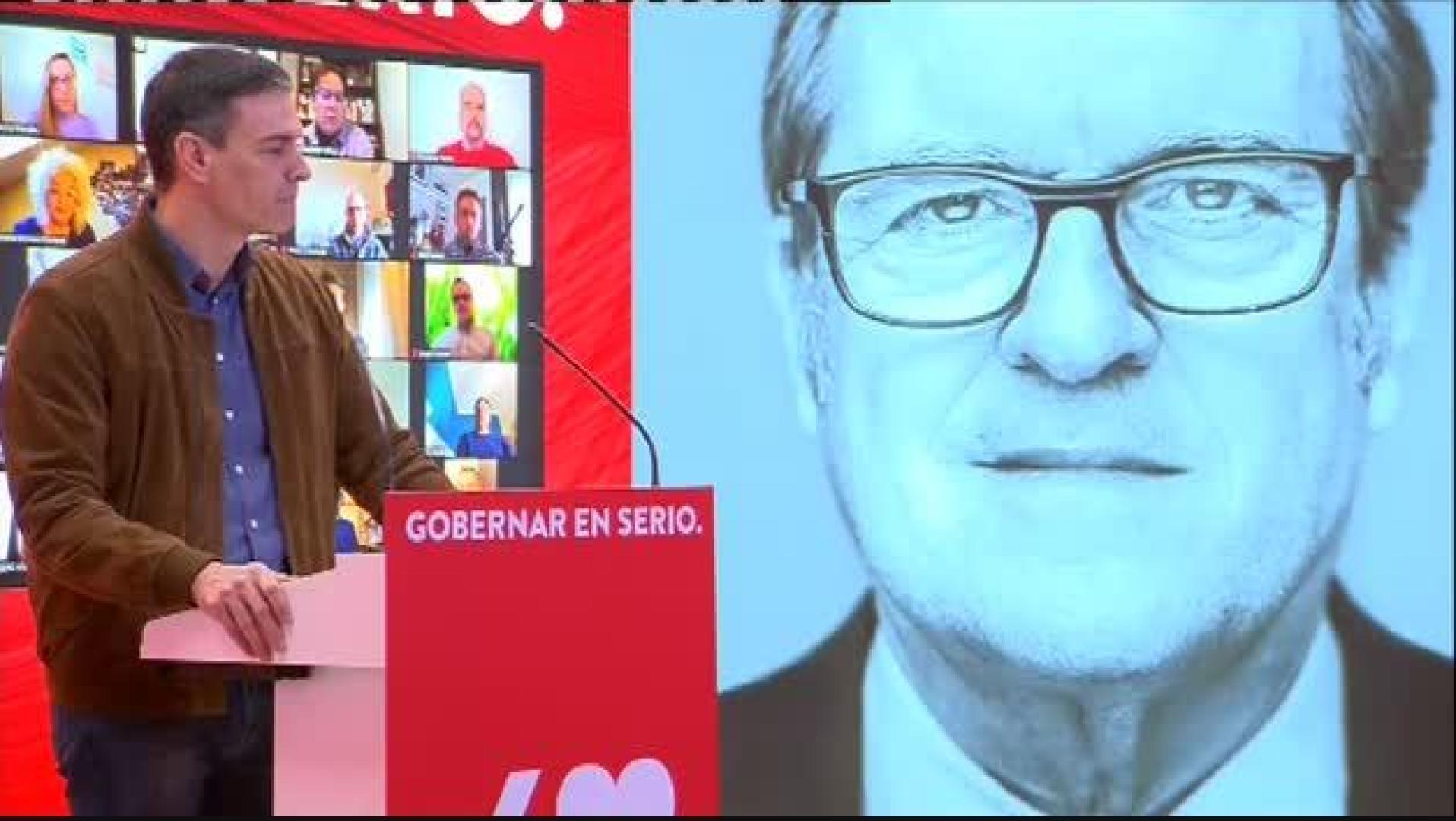 Sánchez acusa a Ayuso de tapar con "fuegos artificiales" su "cero" en gestión en Madrid