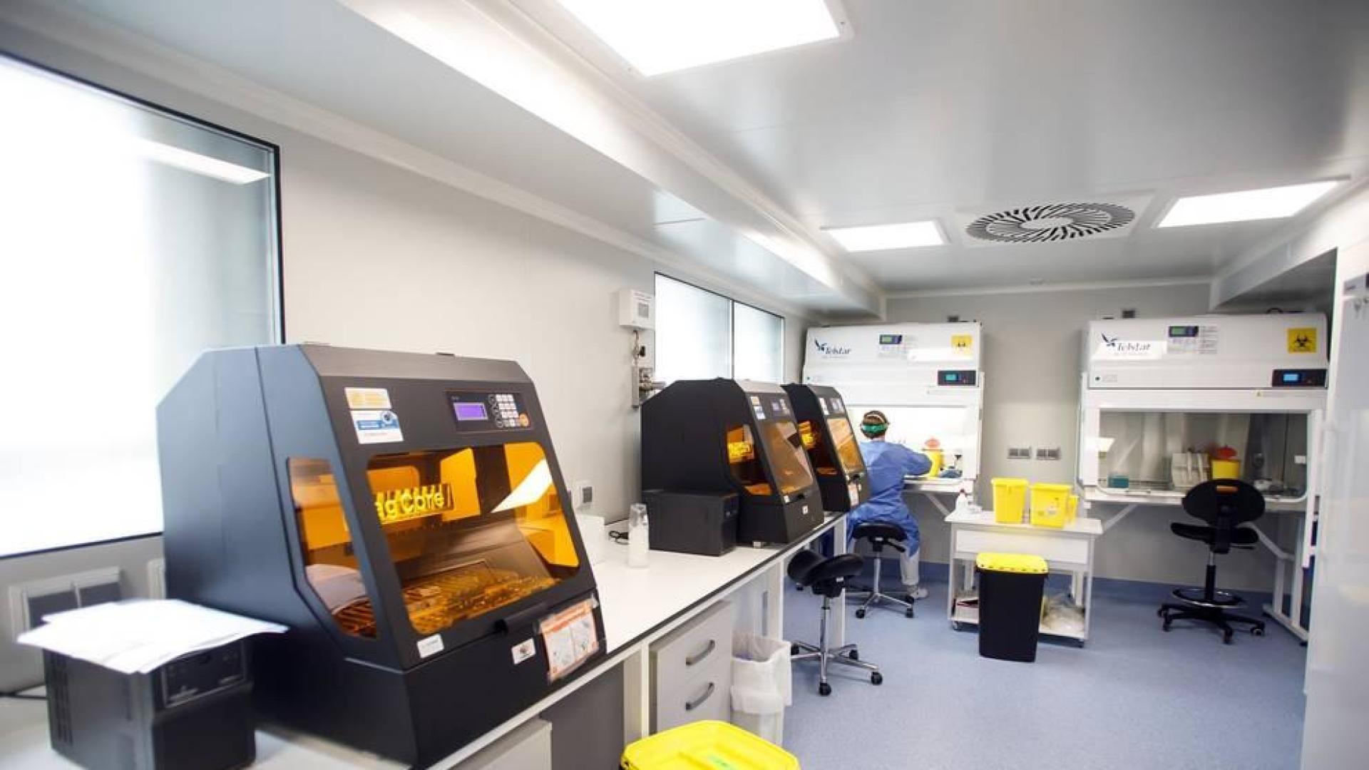 Laboratorio de microbiología del CHN.