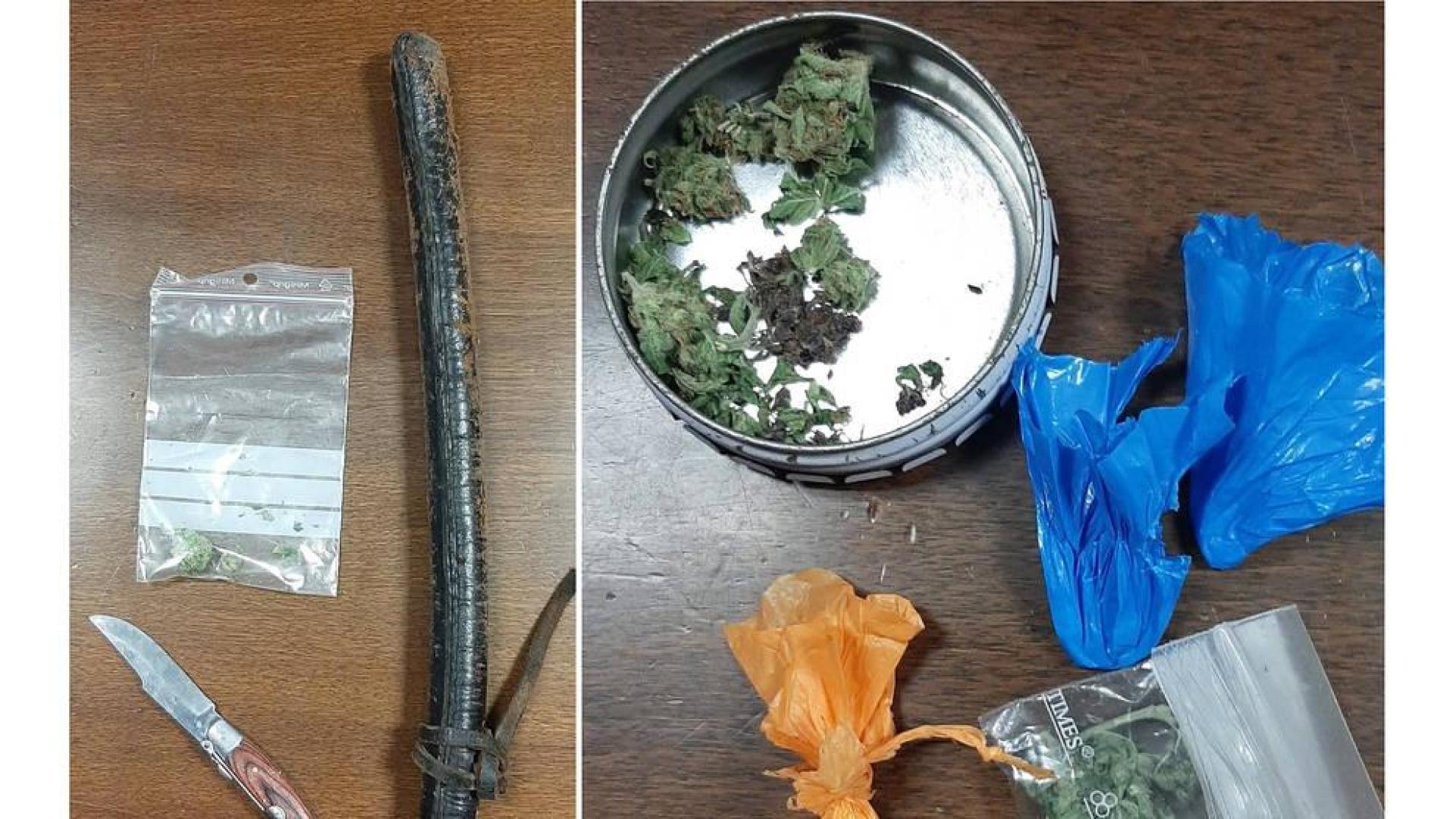 Dos acusados por tenencia de drogas y un arma en un bar de Pamplona
