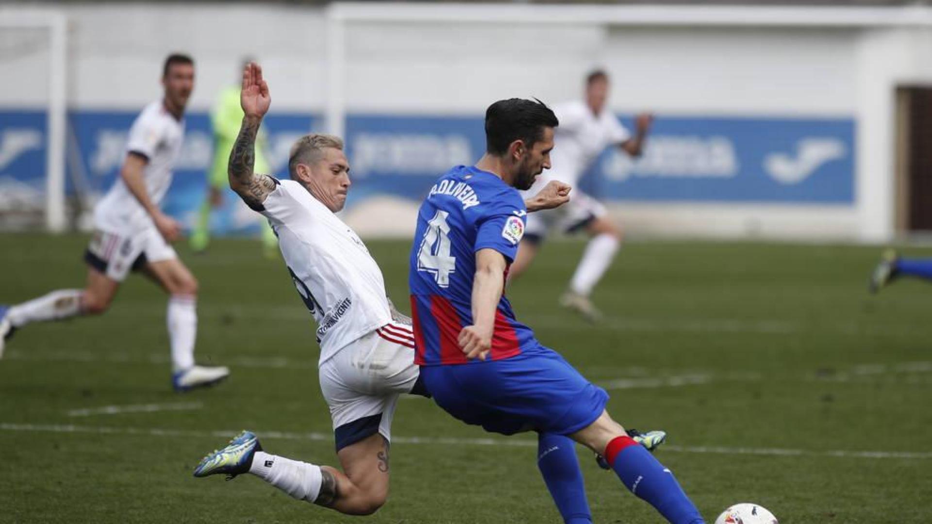 Eibar-Osasuna: Sin goles en la reaparición del Chimy