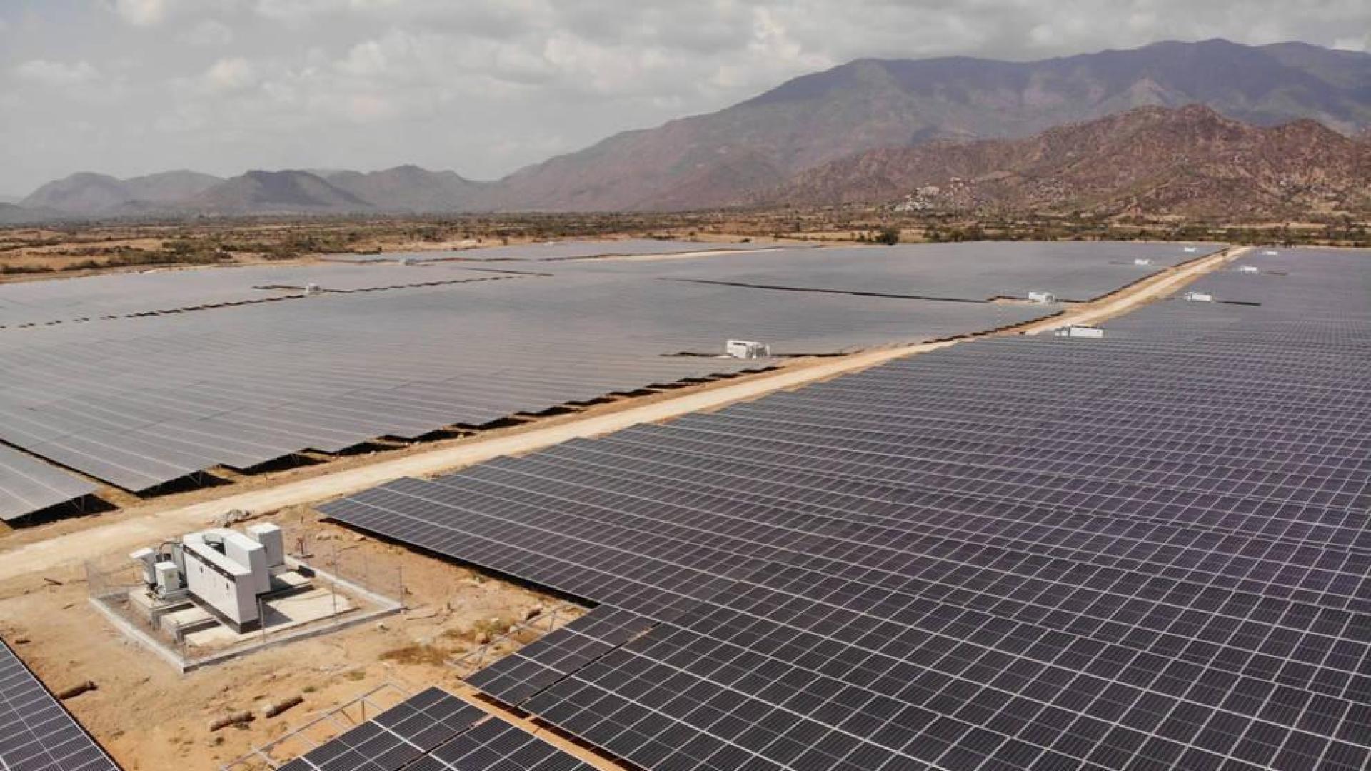 Planta solar en Vietnam.
