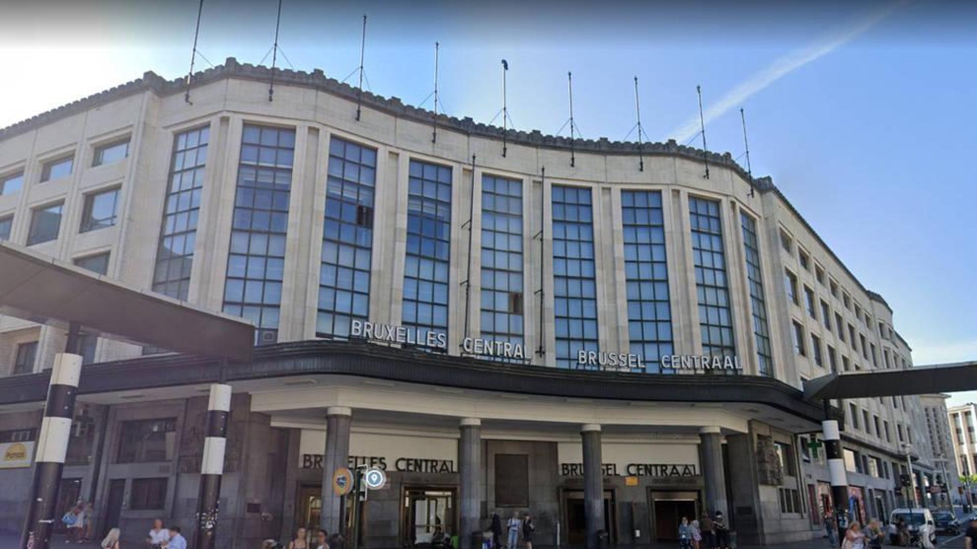 Estación central de Bruselas.
