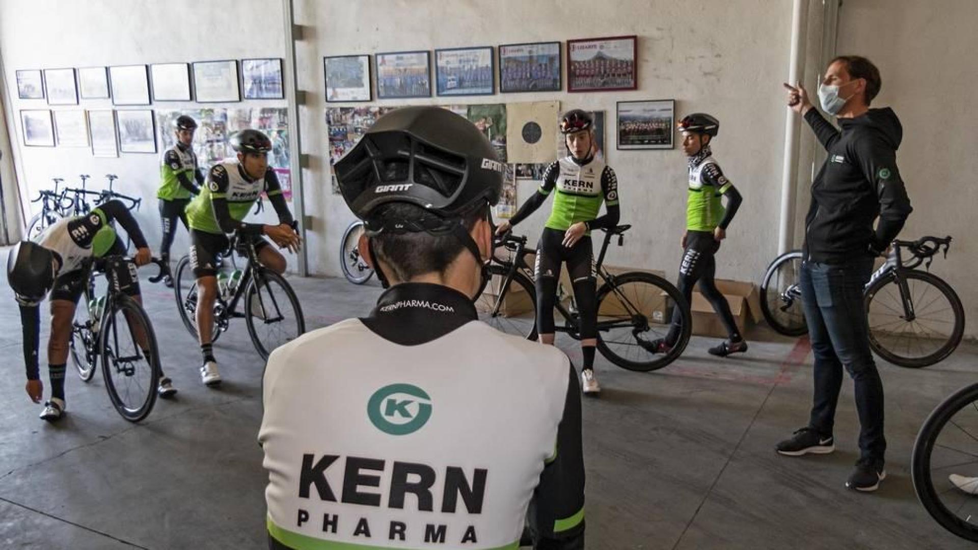 Kern Pharma estará en el G.P. Induráin y la Itzulia a pesar de los dos positivos por Covid
