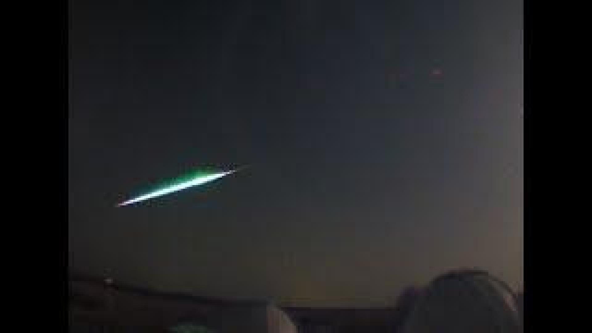 Una gran bola de fuego sobre Castilla la Mancha