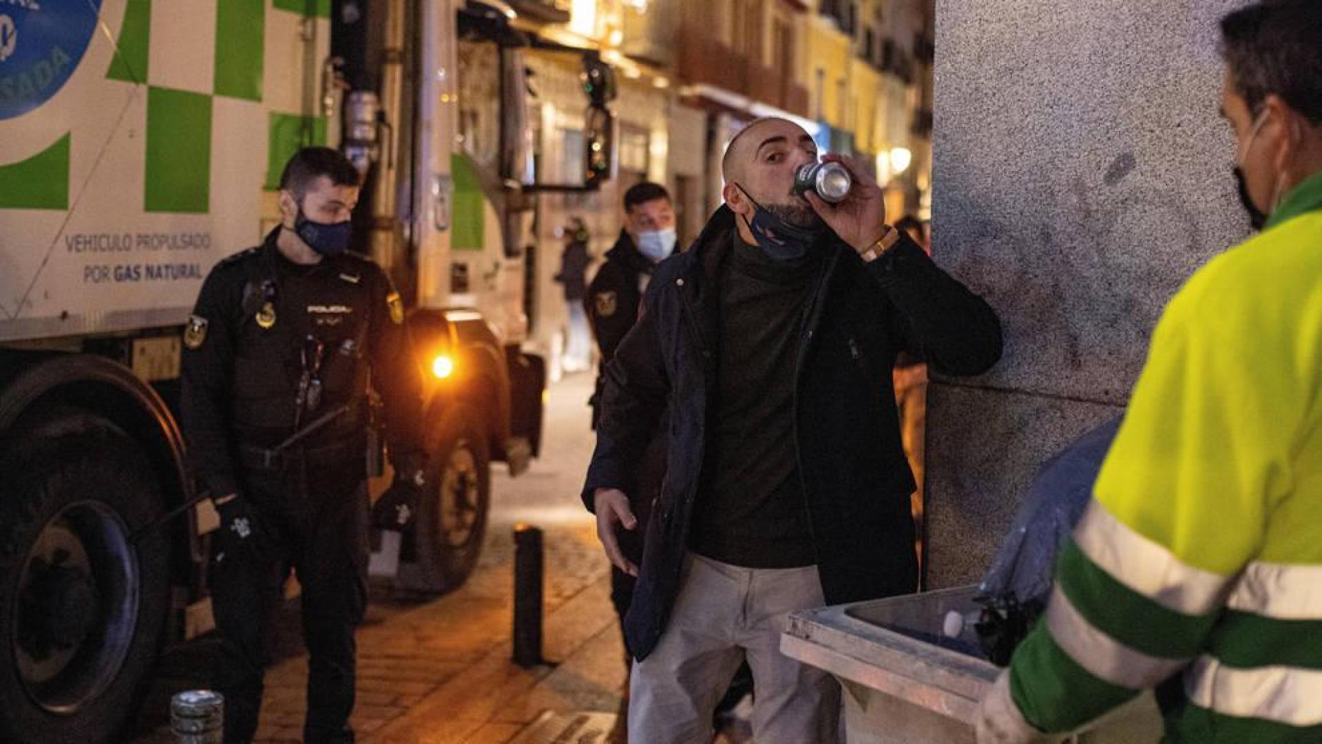 Madrid vuelve a registrar un sábado noche de borrachera