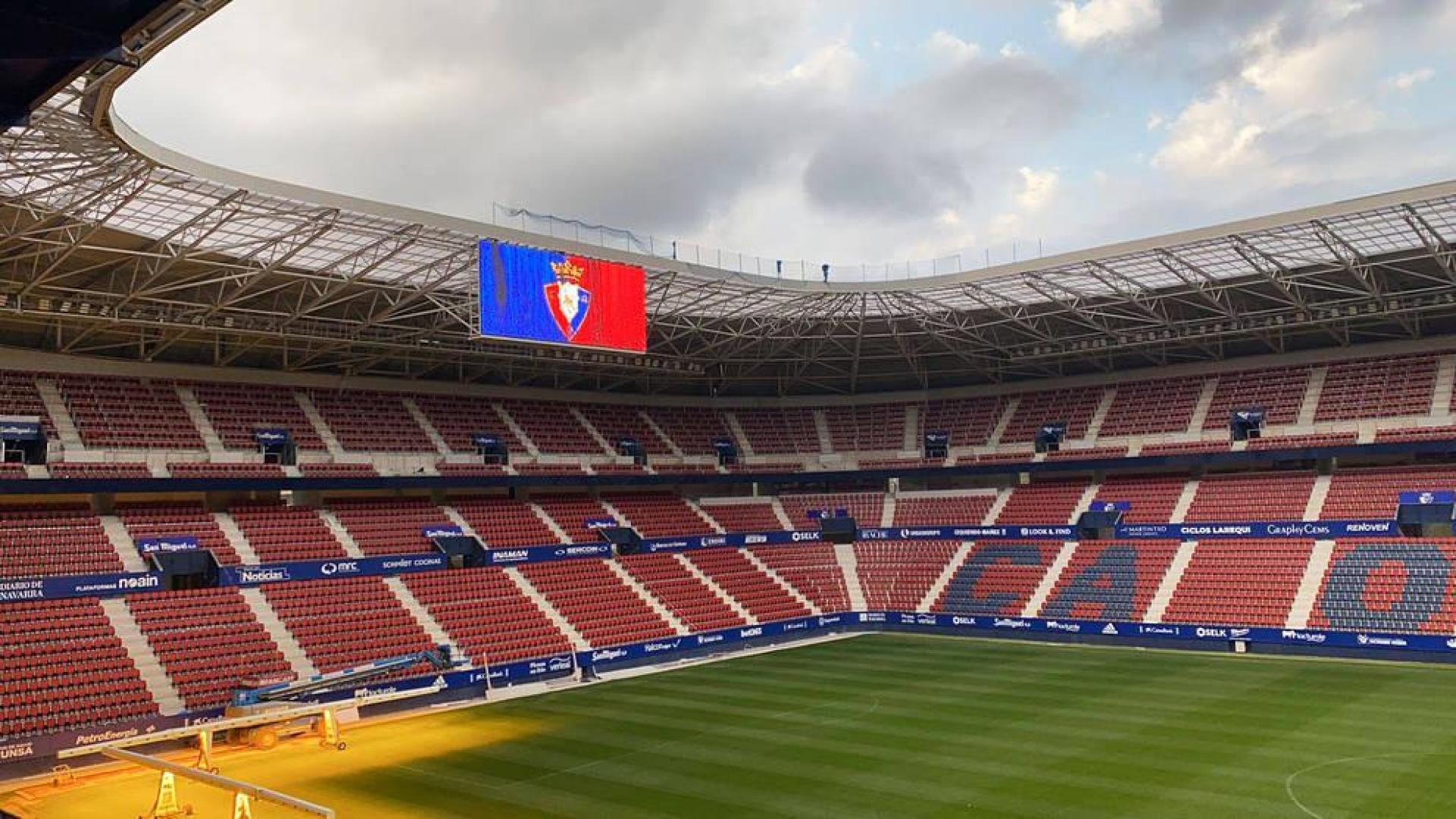 Osasuna trabaja para abrir El Sadar con visitas guiadas en dos semanas