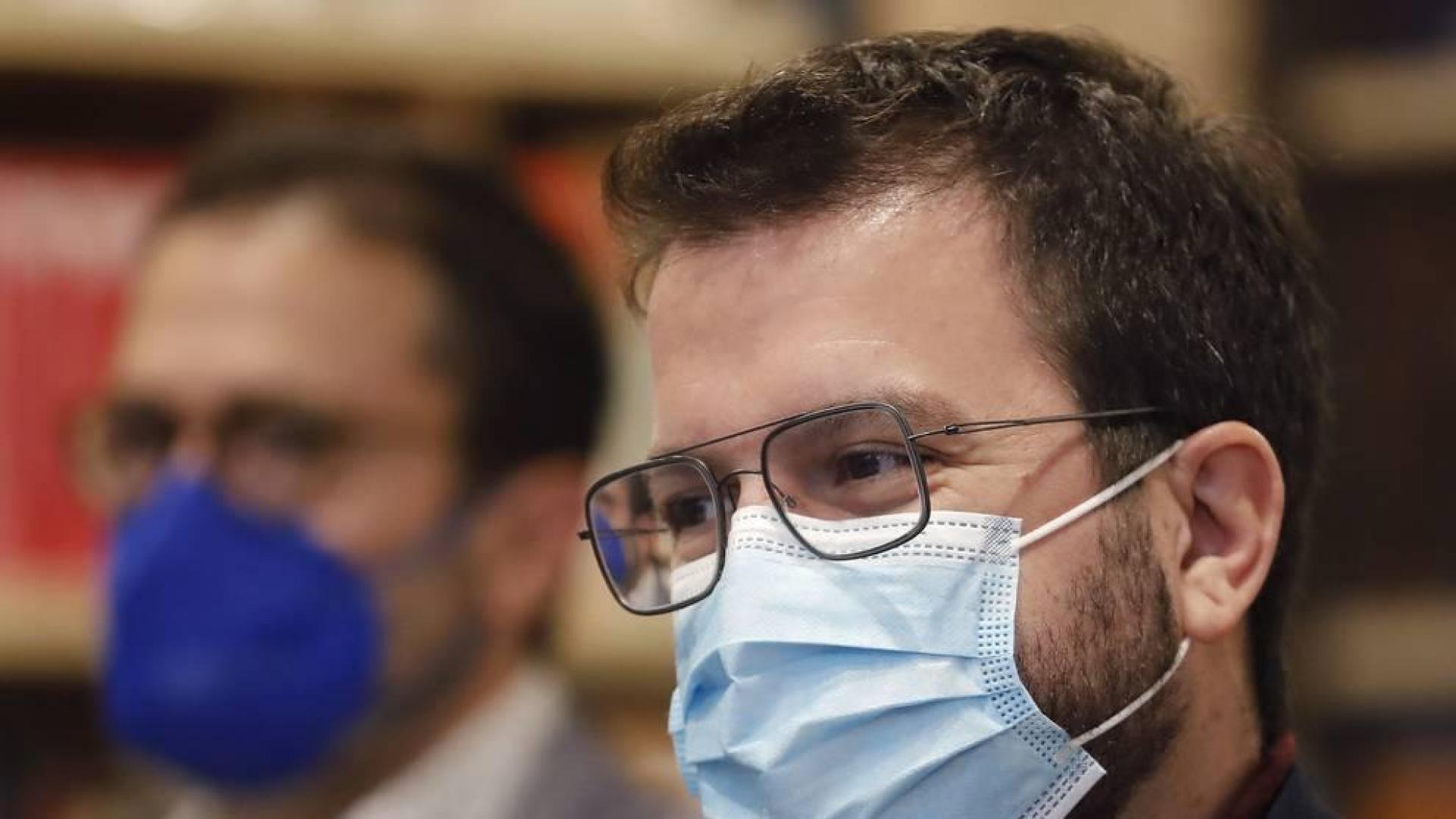 El candidato de ERC a la presidencia de la Generalitat, Pere Aragonés.