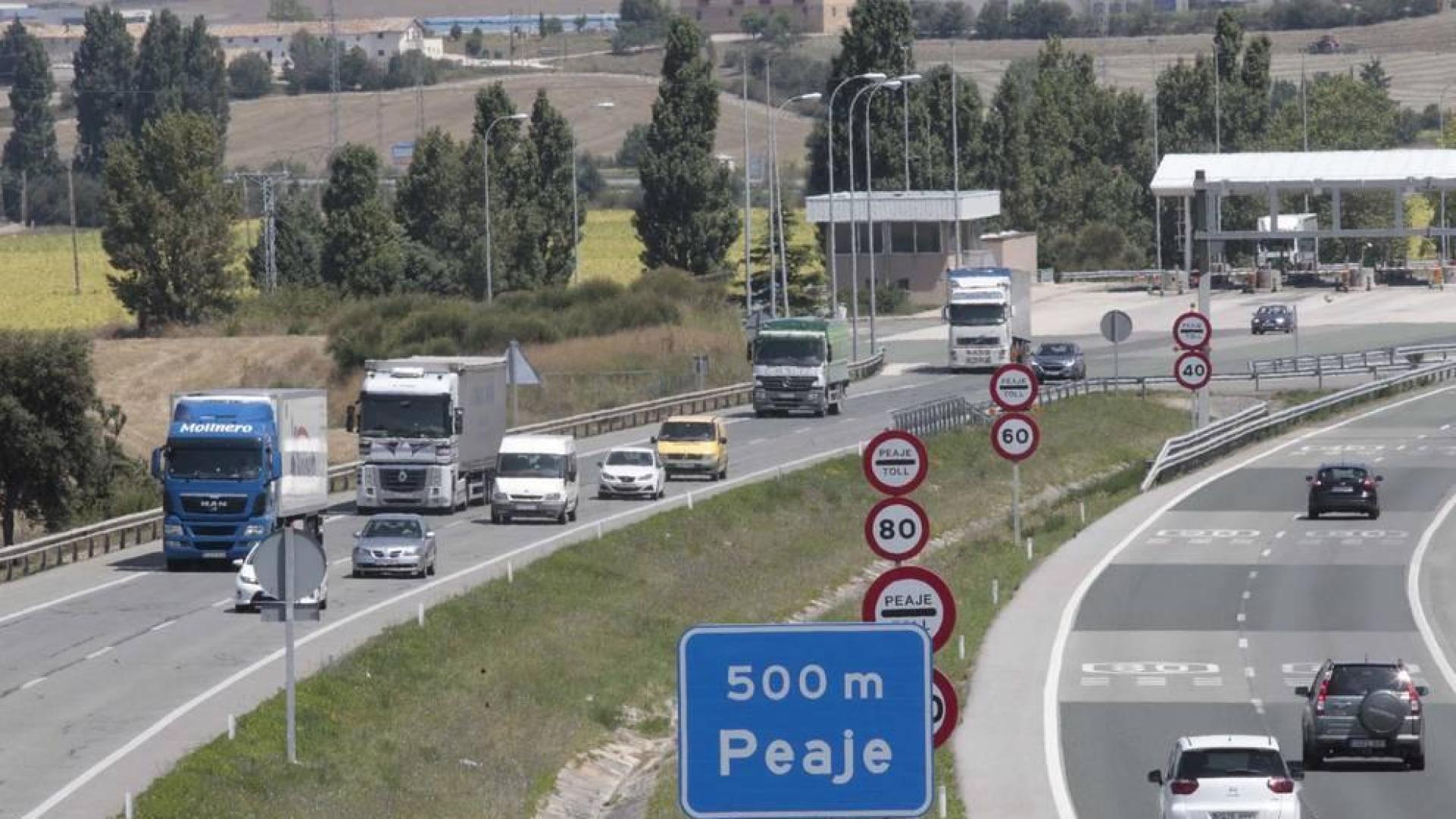 El tráfico por la AP-15 cayó un 25% en 2020 y perdió 4.500 vehículos al día
