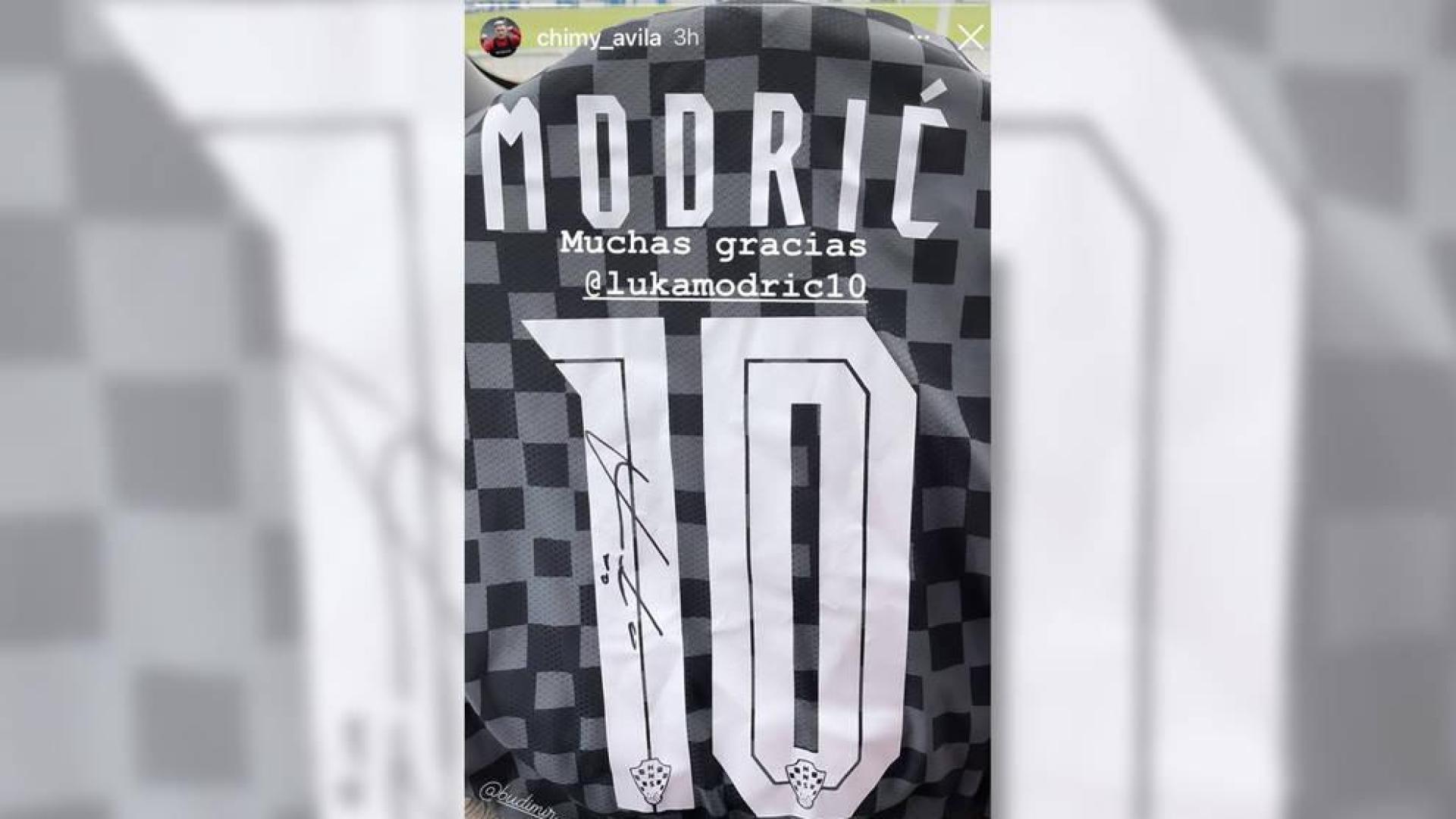 La camiseta de Luka Modric.