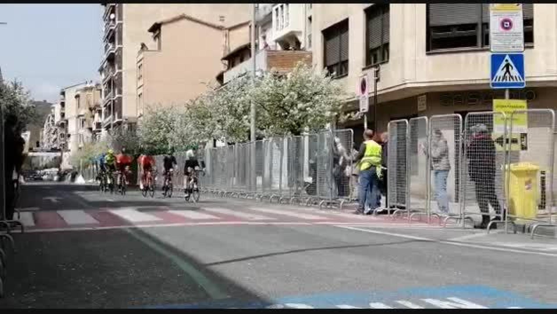 Escapada de seis en el G P Induráin