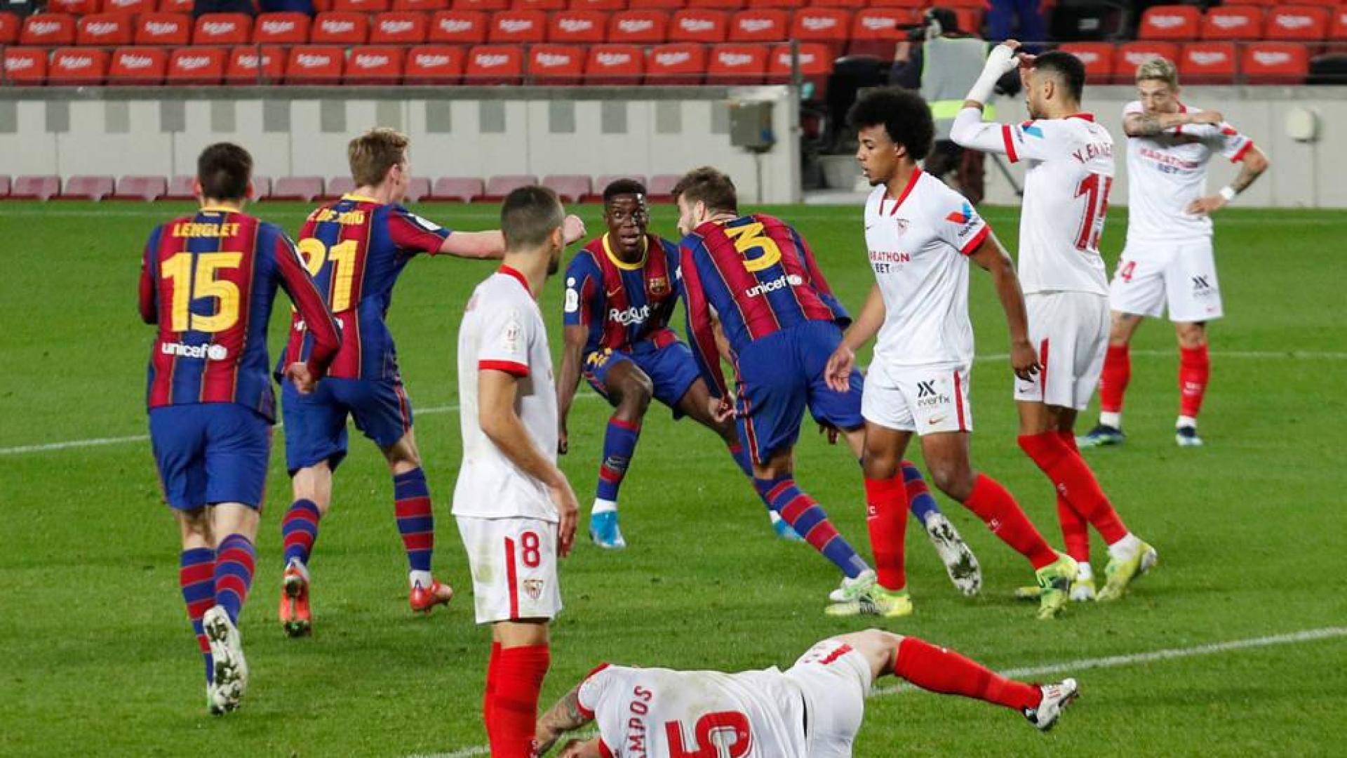 El Barcelona remonta ante el Sevilla y jugará la final