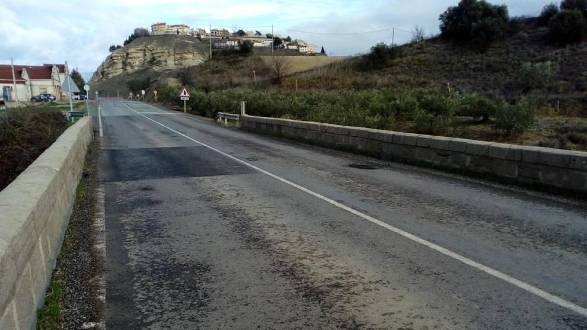 La próxima semana se reparará el puente de Lerín en la carretera NA-122