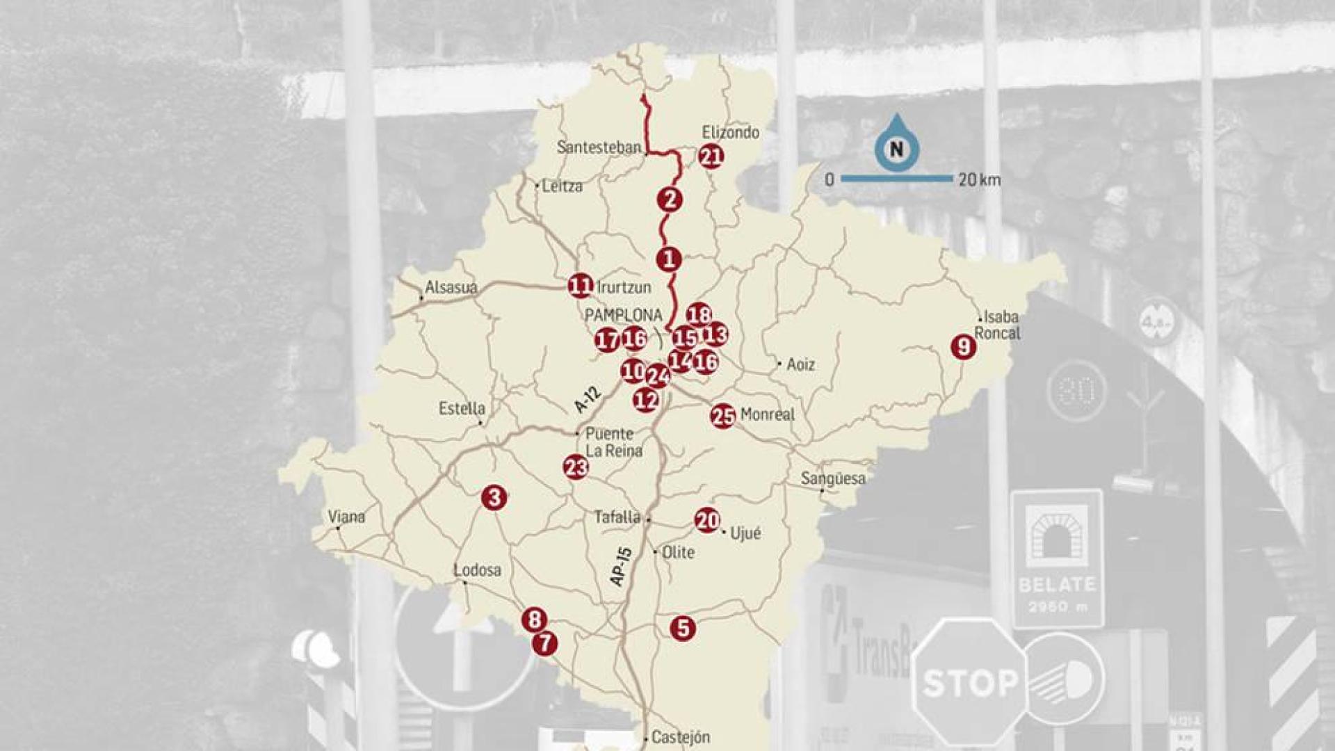 Estas son las 25 nuevas obras que se iniciarán en las carreteras navarras