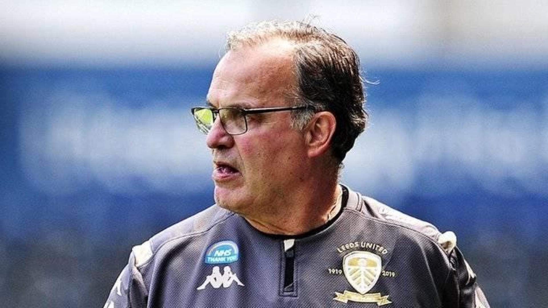 El entrenador argentino de Leeds United, Marcelo Bielsa.