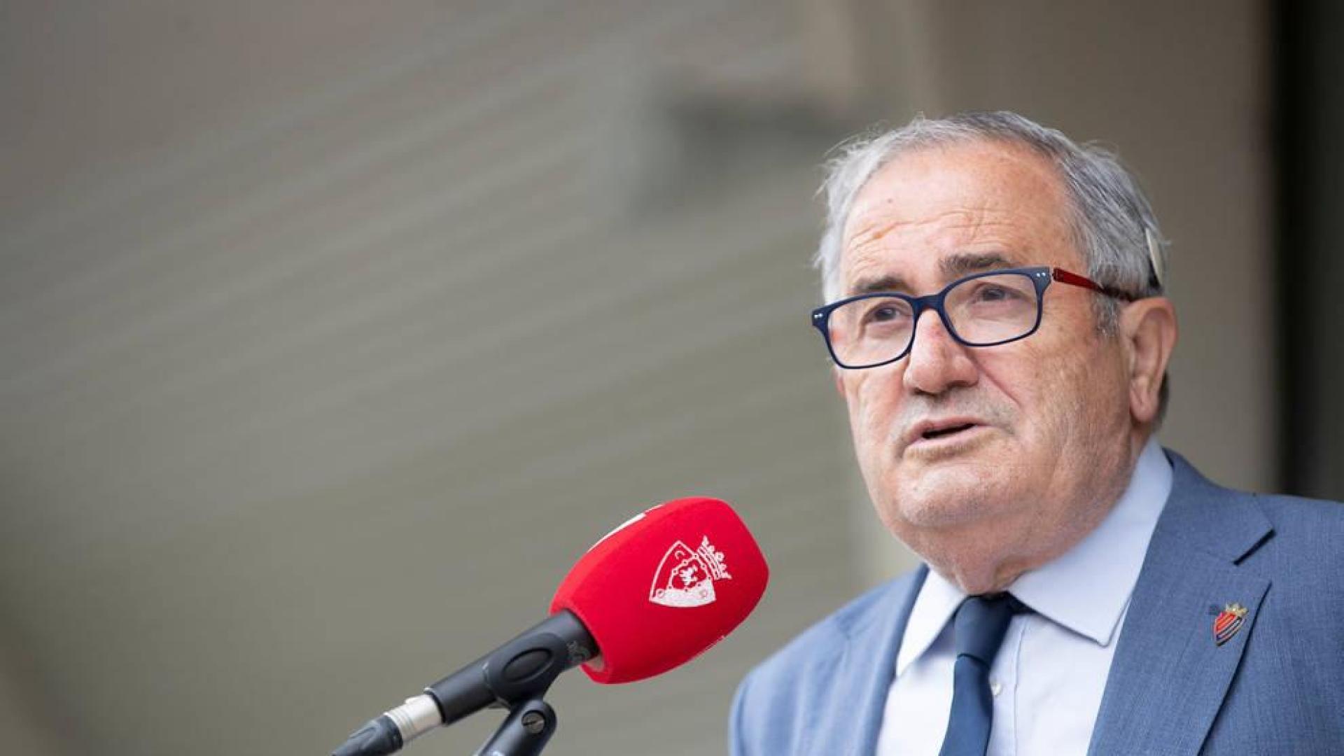 Sabalza, sobre el estadio: "El proyecto ha costado lo que se dijo y no ha habido sobrecoste"