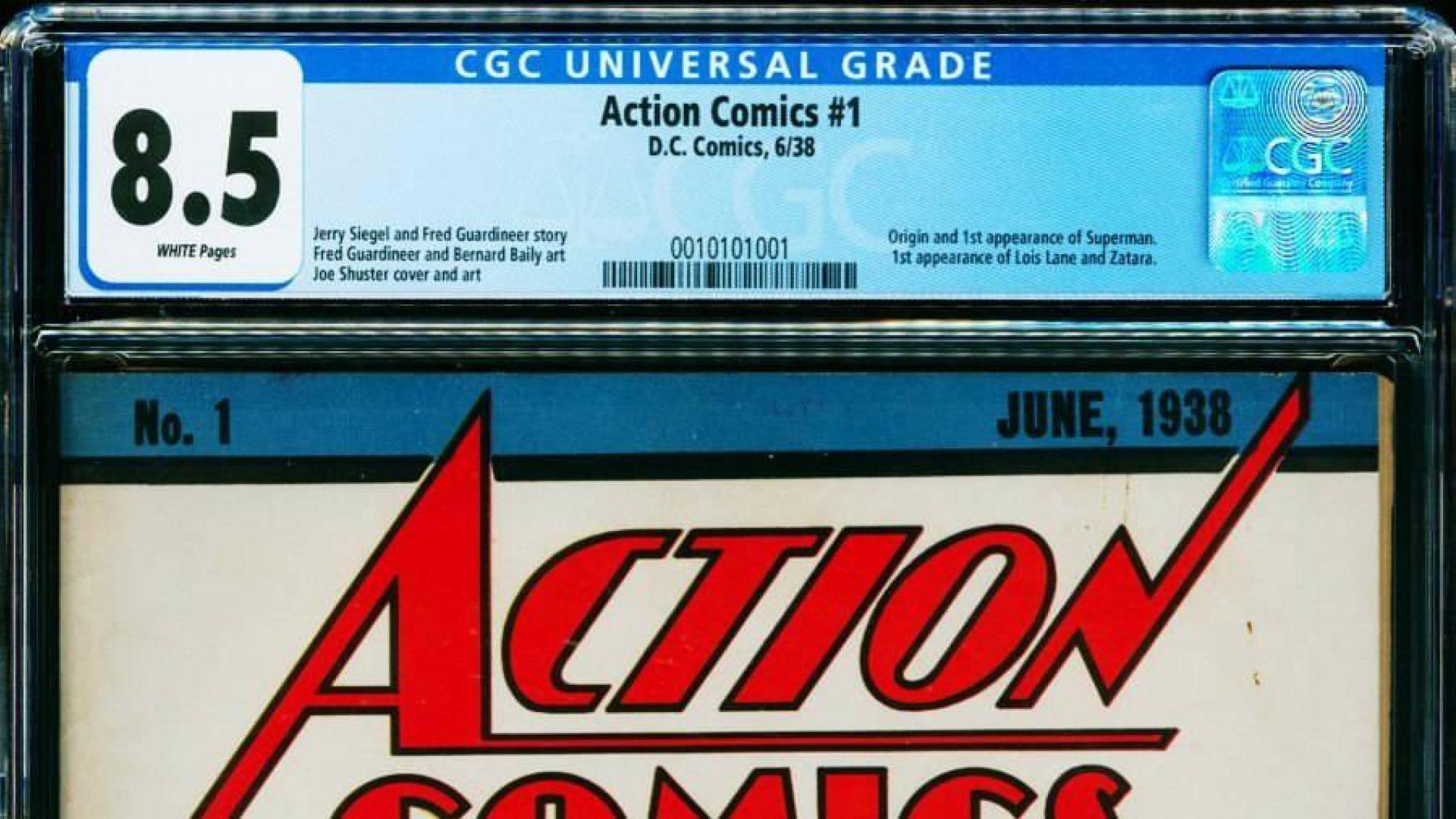 Vendido por 2,7 millones un original del primer cómic de Superman