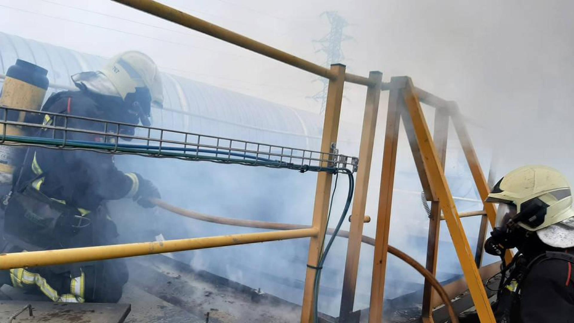 Extinguido un incendio en la fábrica Mapsa de Orkoien