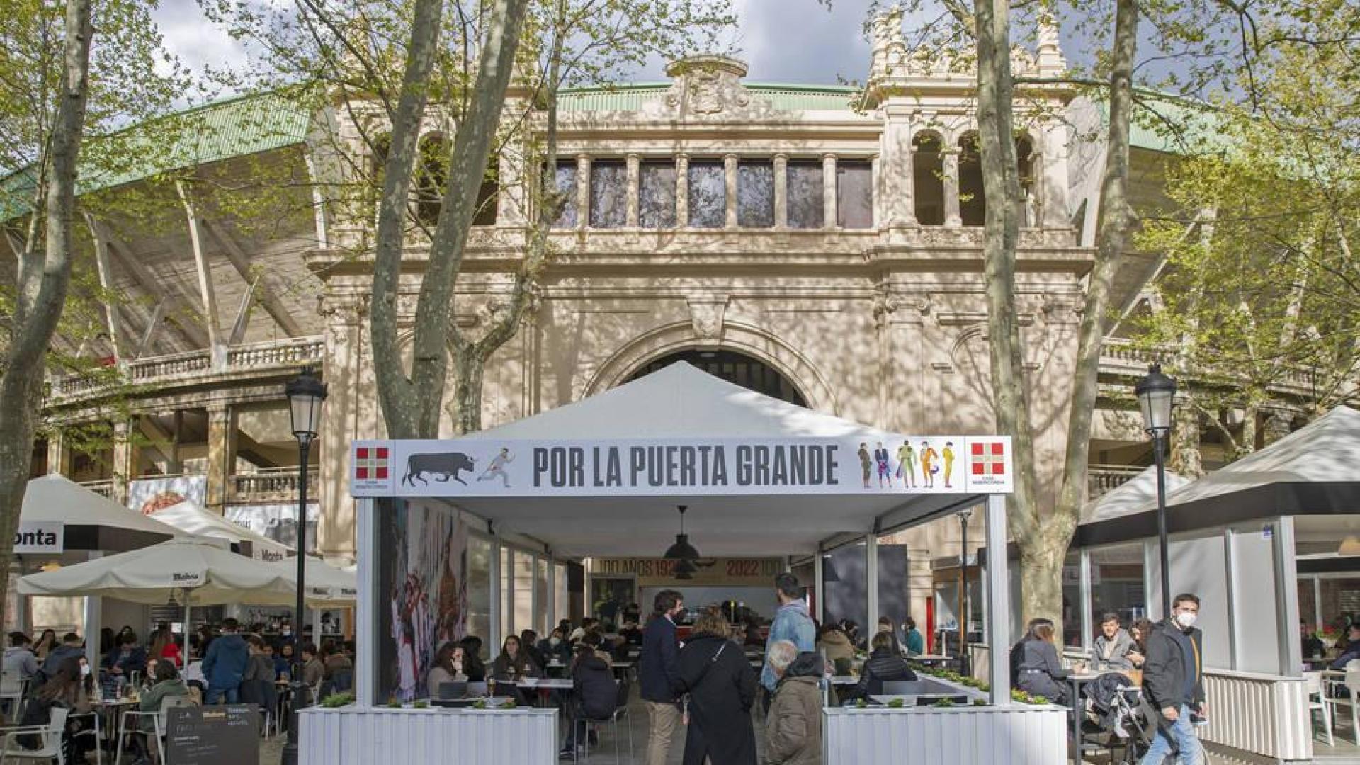 Cuatro zonas de terrazas en Pamplona para 500 personas