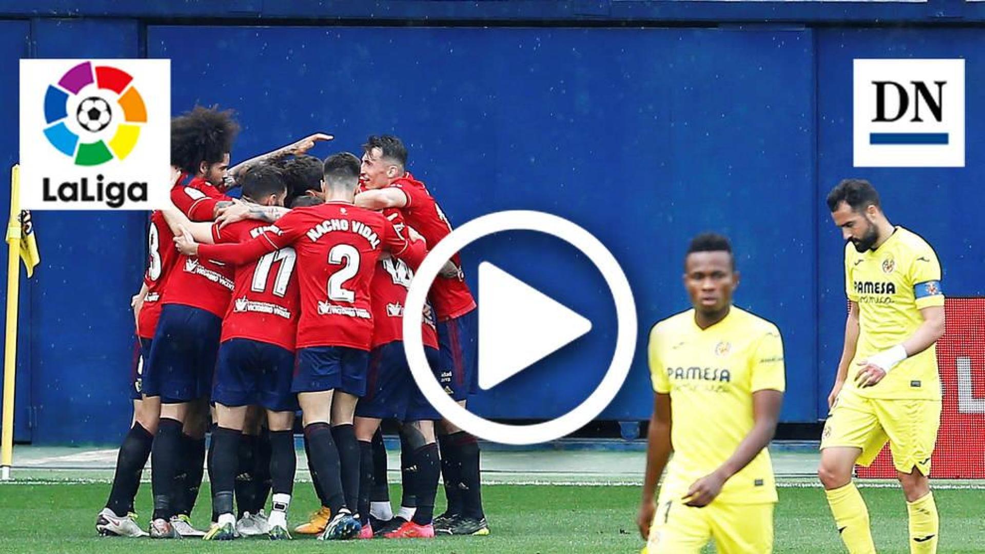 Resumen del Villarreal 1-2 Osasuna en vídeo: gol de Moncayola (0-1)