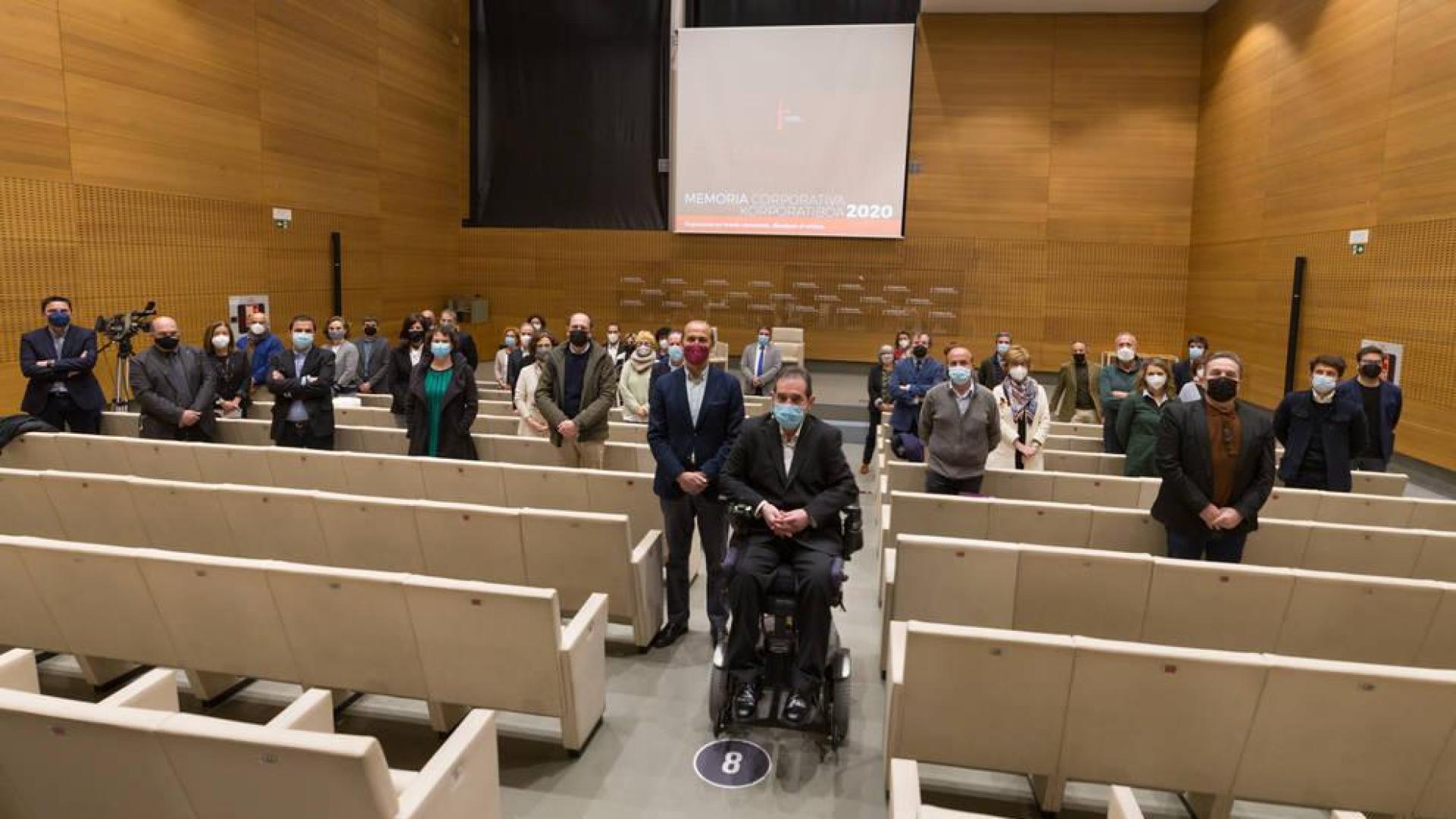 Presentación de la Memoria 2020 de la Fundación Caja Navarra.