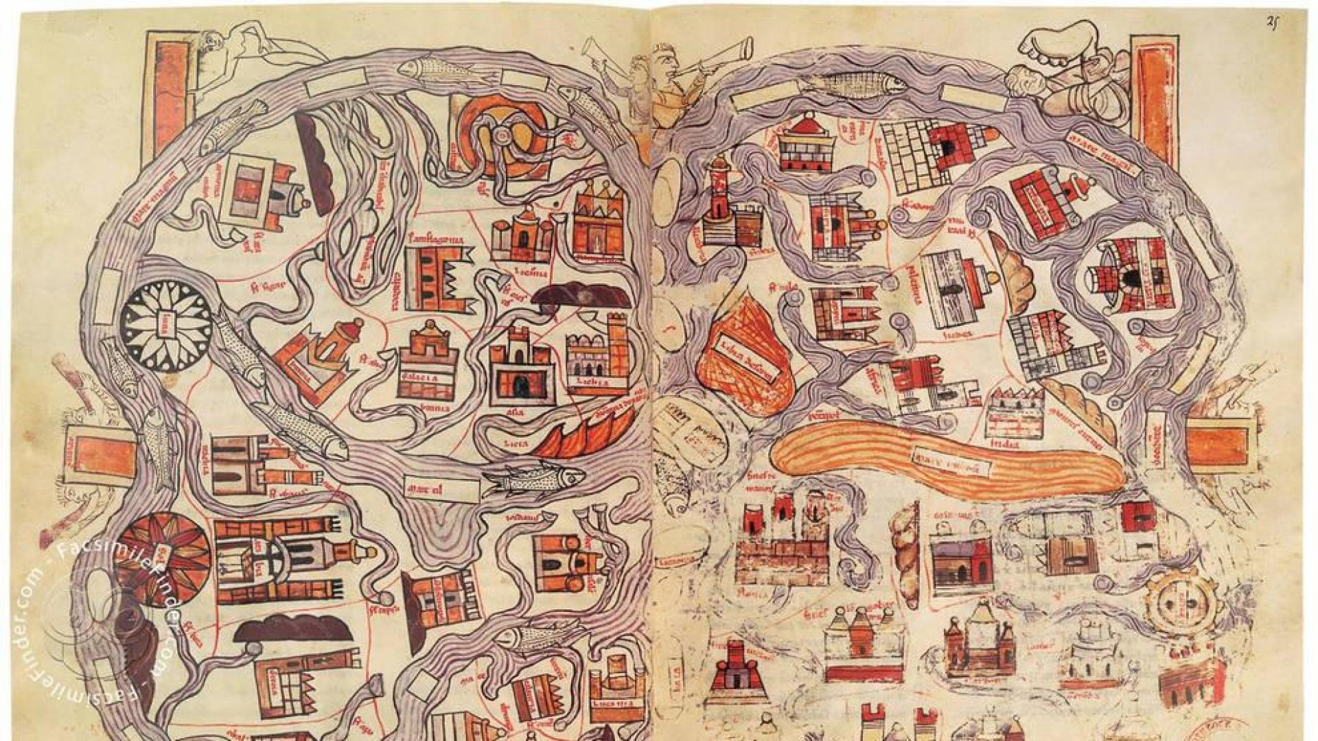 Mapamundis: así veían el mundo en la Edad Media