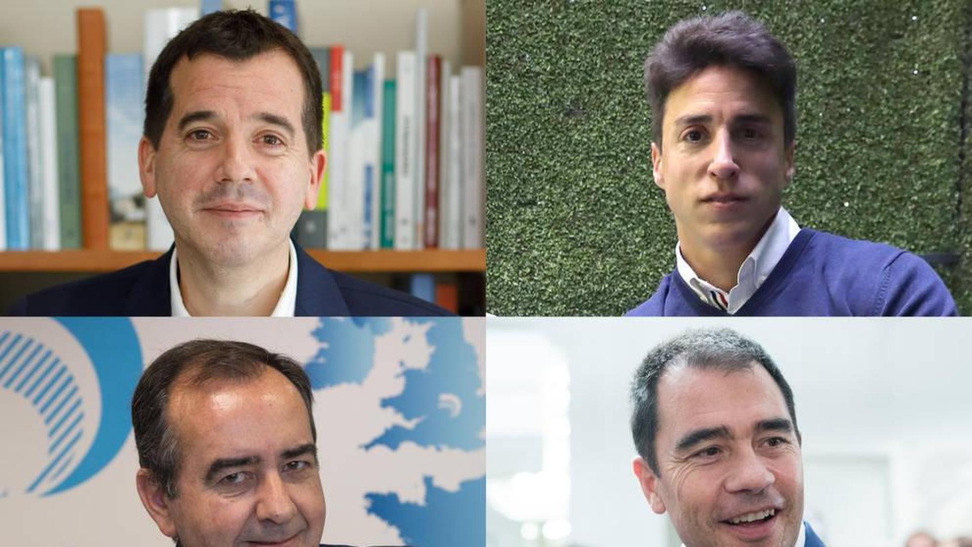 Mikel Irujo, Javier López, Javier Apecechea y Elías Gómez.