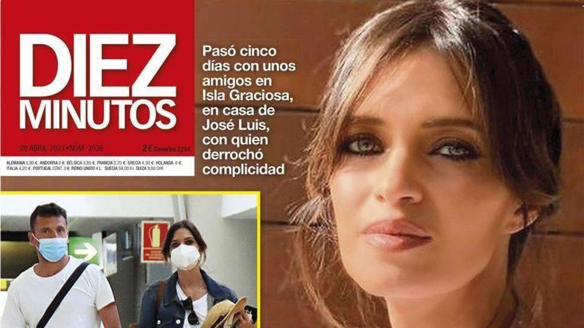 Portada de la revista Diez Minutos con la exclusiva de Sara Carbonero junto a su posible nuevo amor