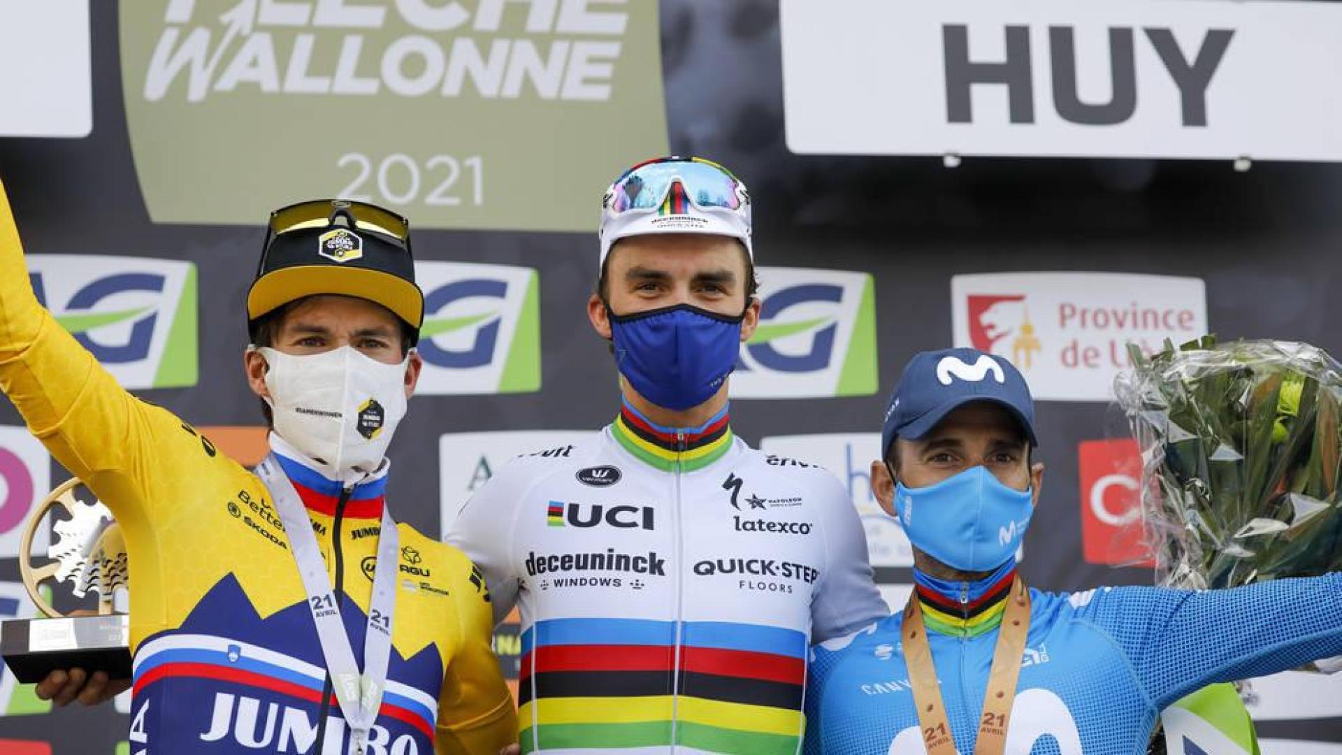Alaphilippe vuelve a reinar en Huy con Valverde tercero en La Flecha Valona