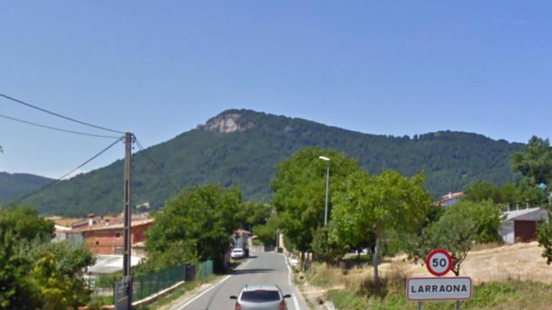 La localidad navarra de Larraona.