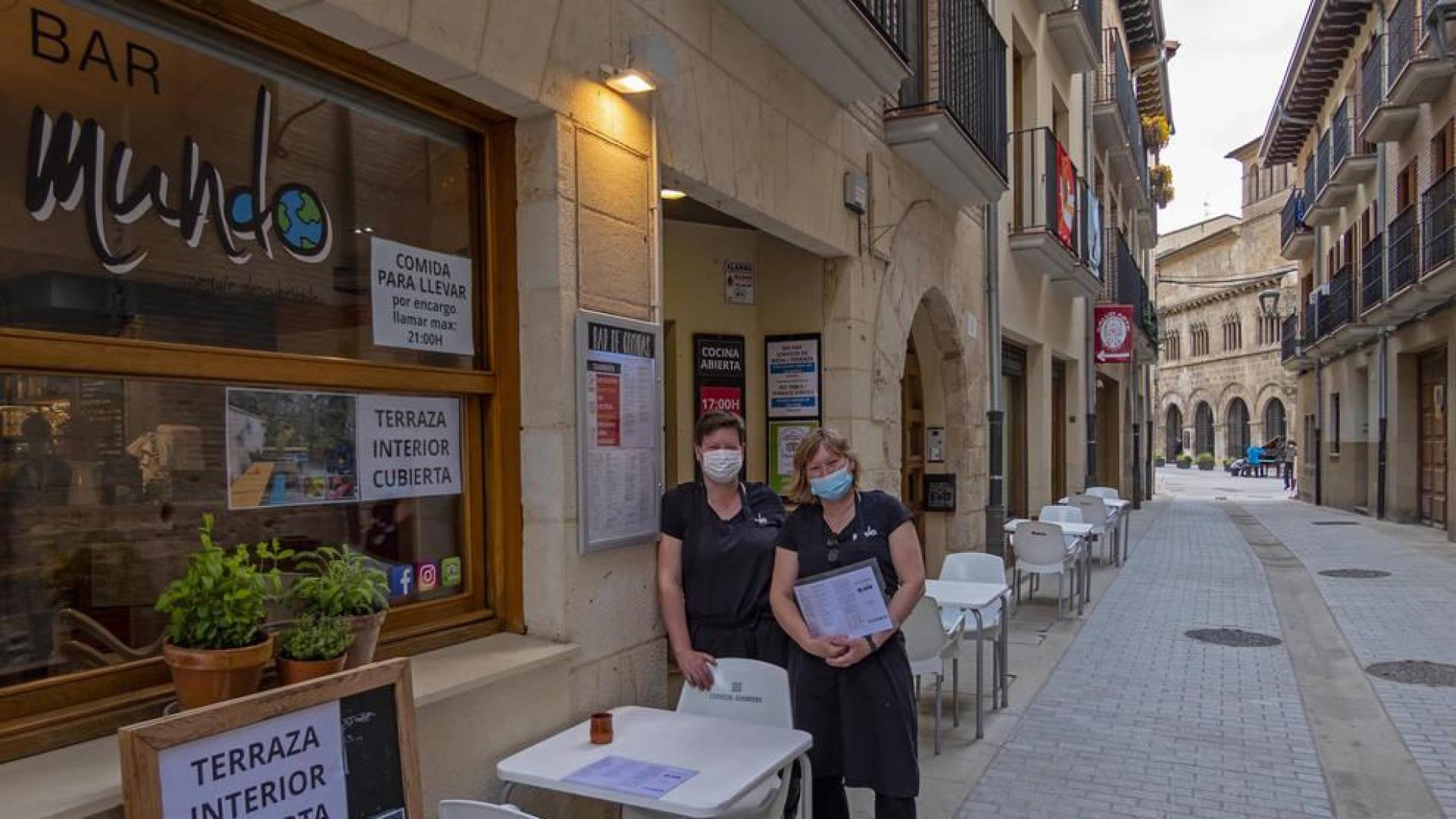 Estella autoriza la instalación de terrazas en el barrio monumental