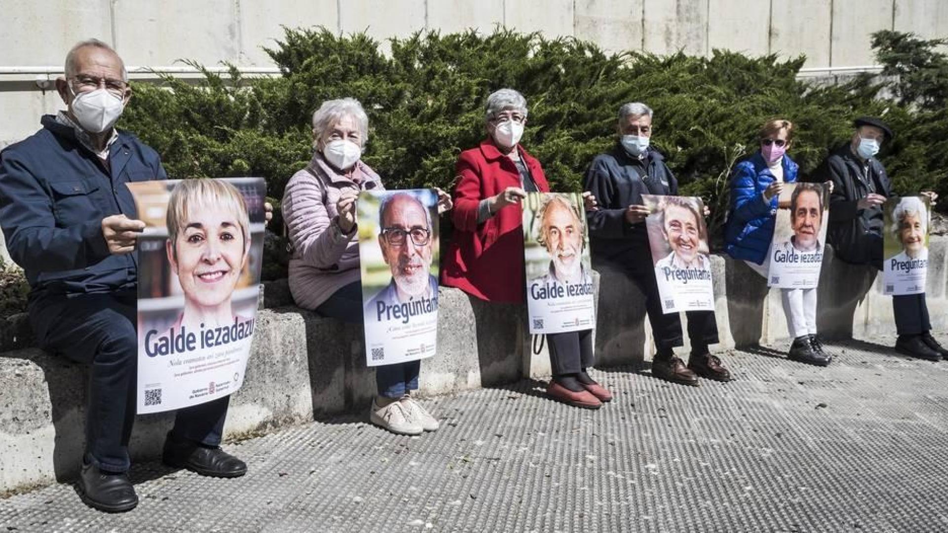 Una campaña apela a interesarse por la situación de los mayores durante la pandemia
