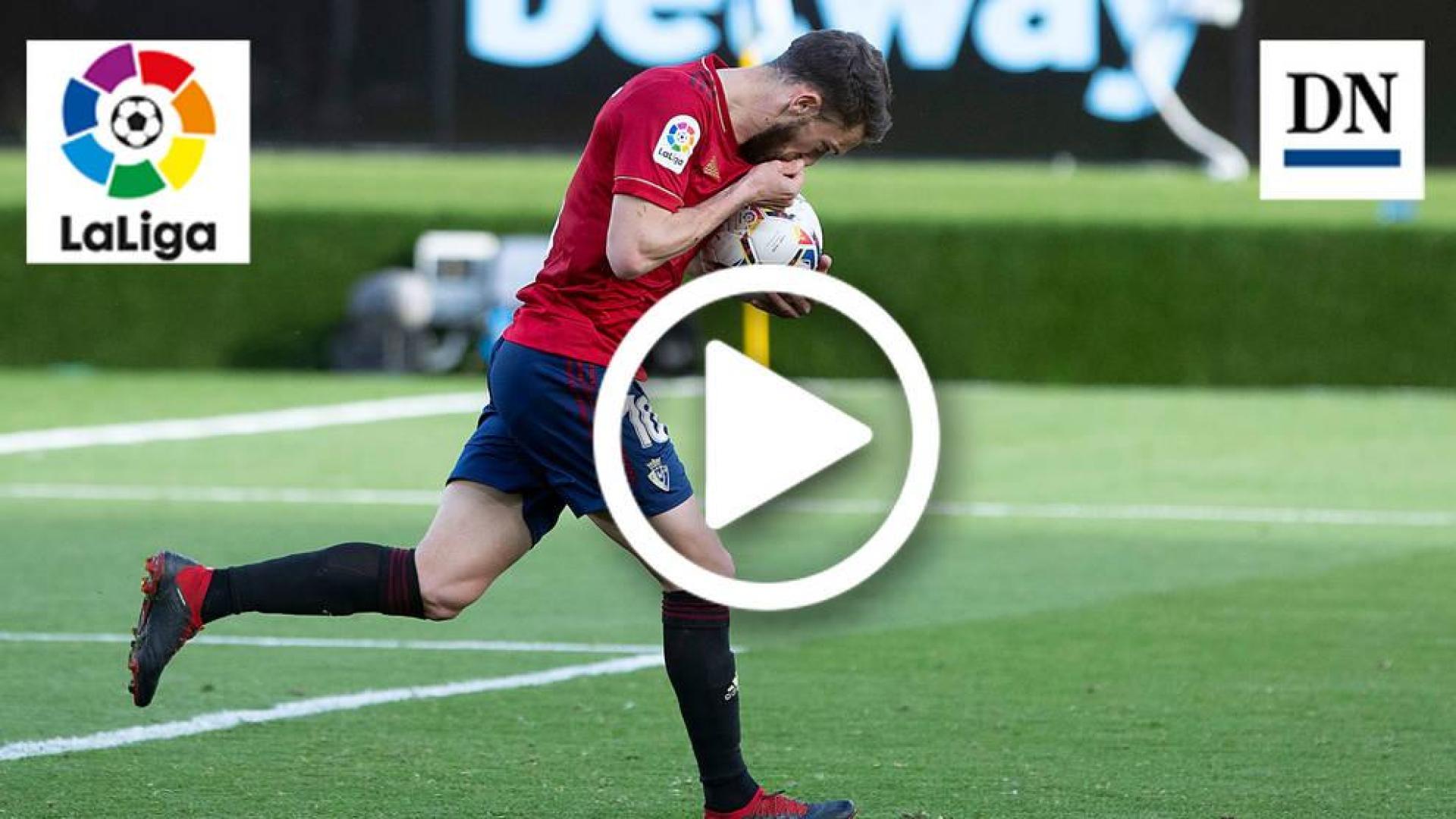 Resumen del Celta 2-1 Osasuna en vídeo: gol de Roberto Torres (2-1)