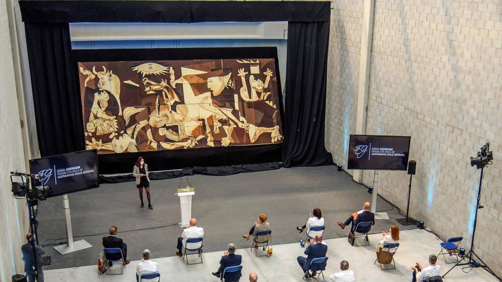 El 'Guernica', recreado en chocolate en el 84 años aniversario del bombardeo
