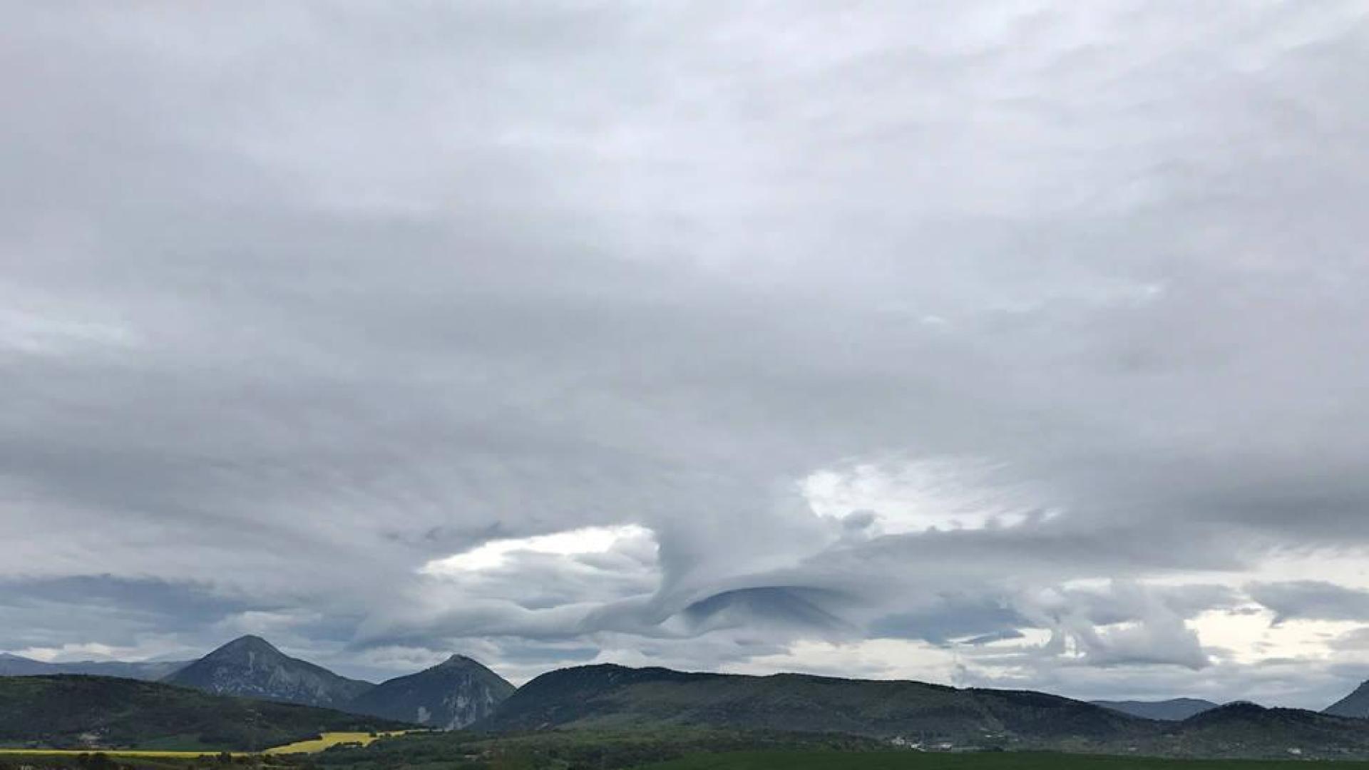 Comienzo de semana en Navarra con lluvias y máximas de unos 15º