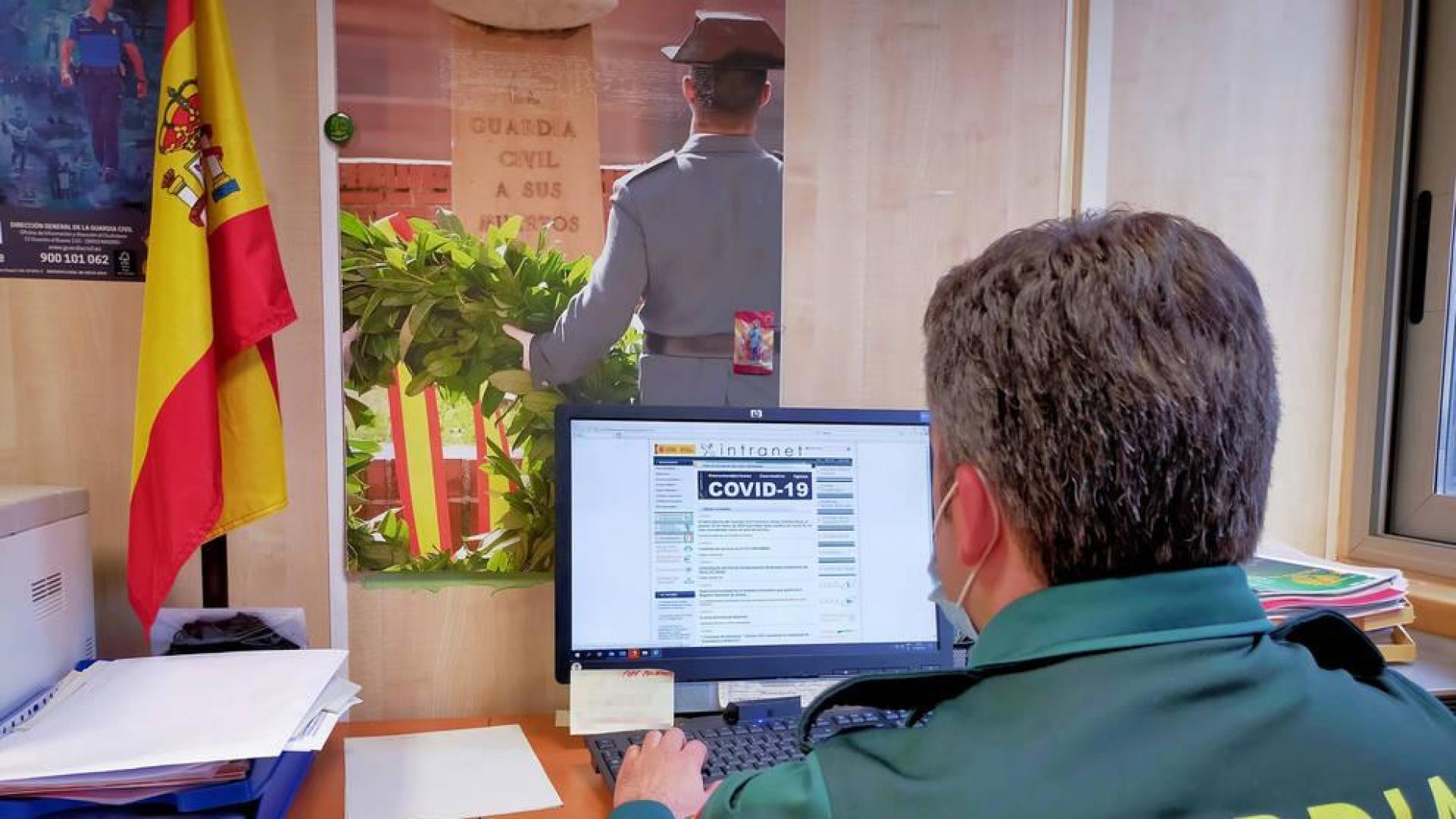 Agentes de la Guardia Civil de Navarra detuvieron a los dos jóvenes.